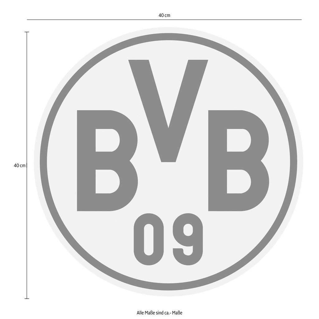 Wall-Art Wandtattoo »Fußball Logo Borussia Dortmund«