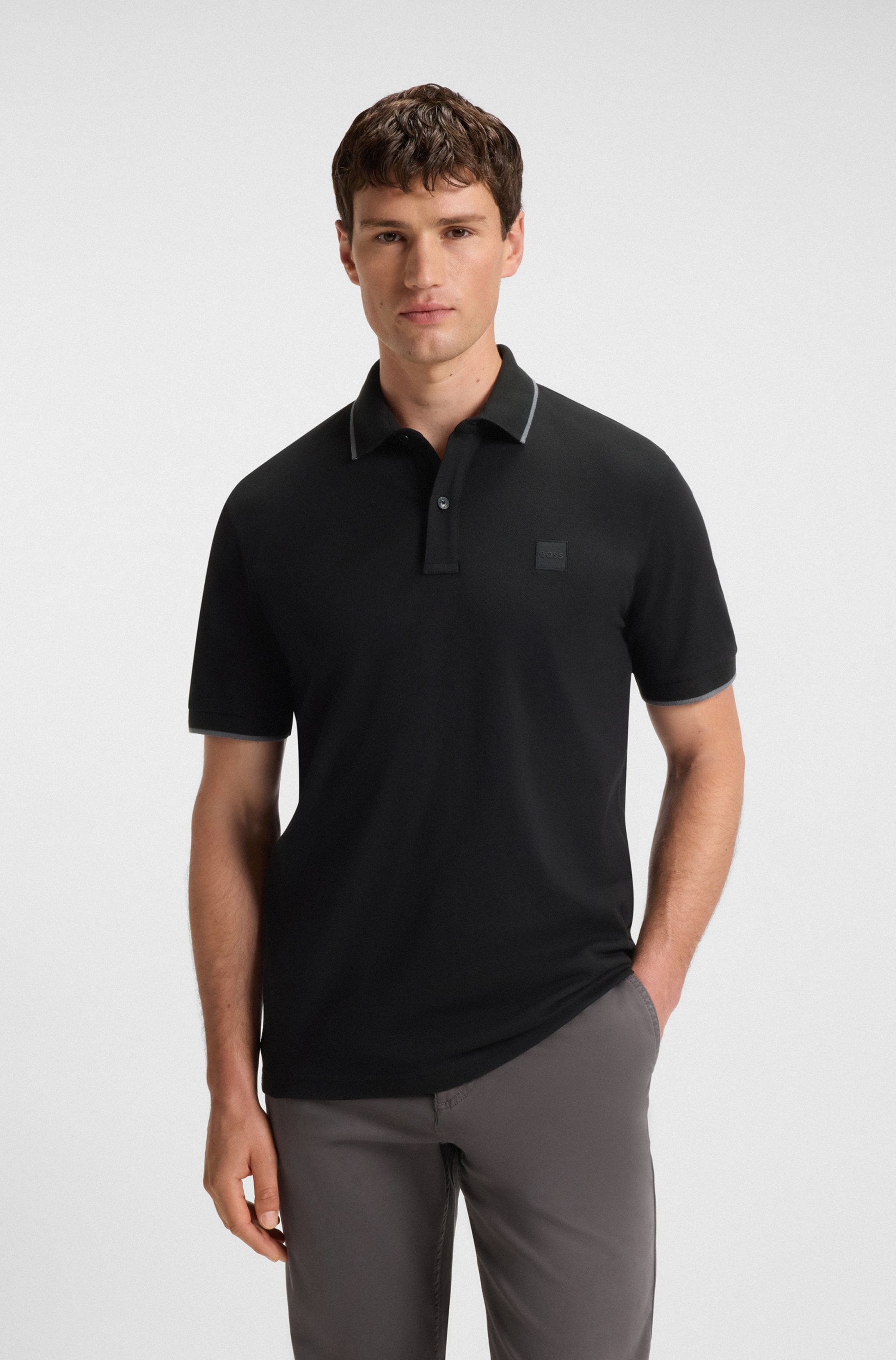 BOSS ORANGE Poloshirt "Passertip", mit BOSS Logo-Badge günstig online kaufen
