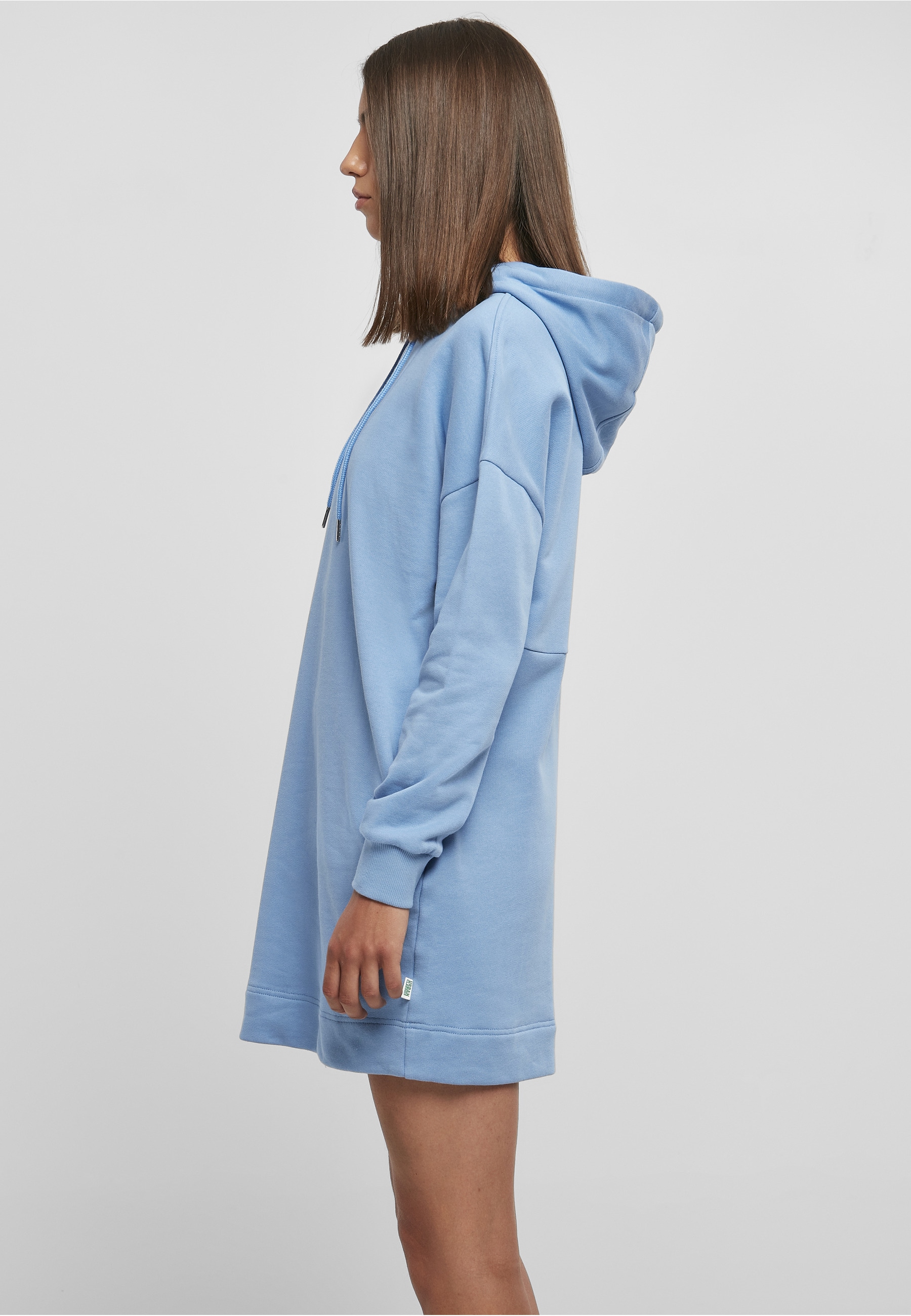 URBAN CLASSICS Shirtkleid »Urban Classics Damen Ladies Organic Oversized Terry Hoody Dress« 1 Stk. tlg.