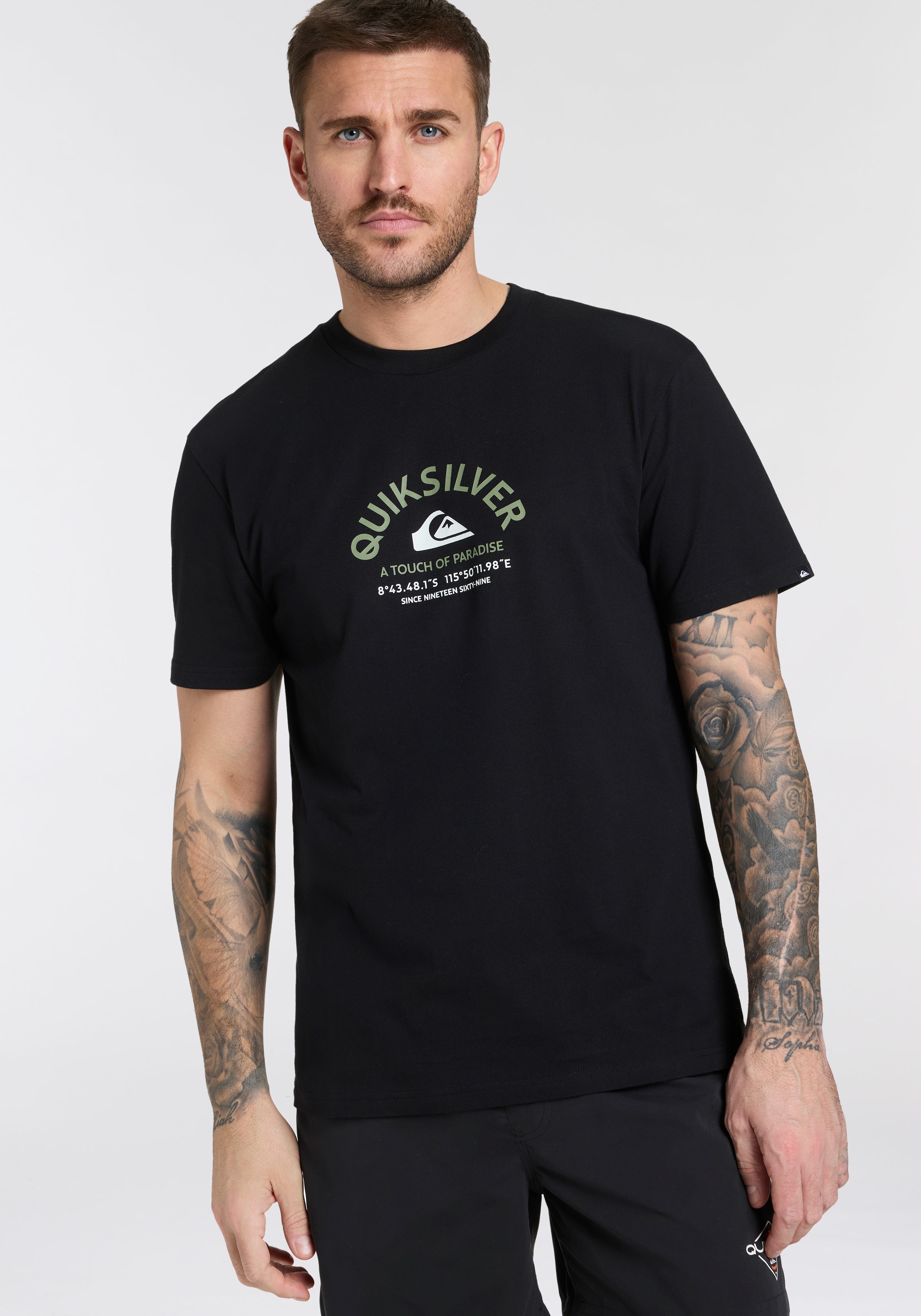 Quiksilver T-Shirt "BEST PLACE SHORT SLEEVE TEE PACK YM" Packung, 2er-Pack, günstig online kaufen