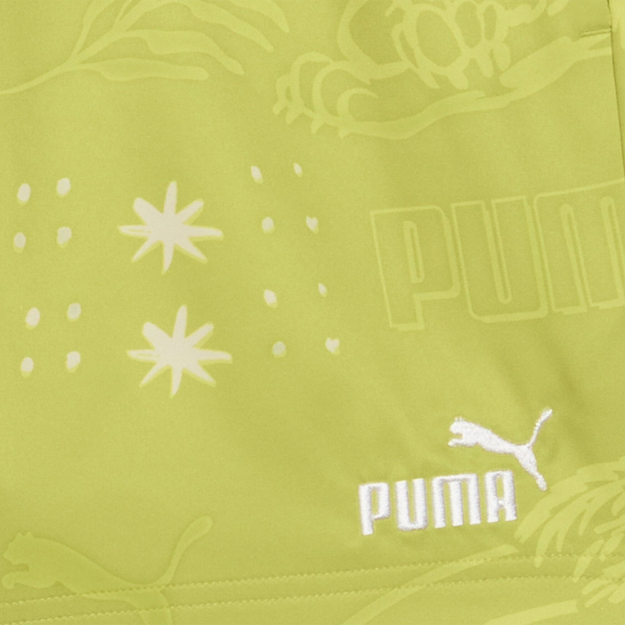 PUMA Shorts »Palm Resort All-Over Print 5" Gewebte Shorts Herren«