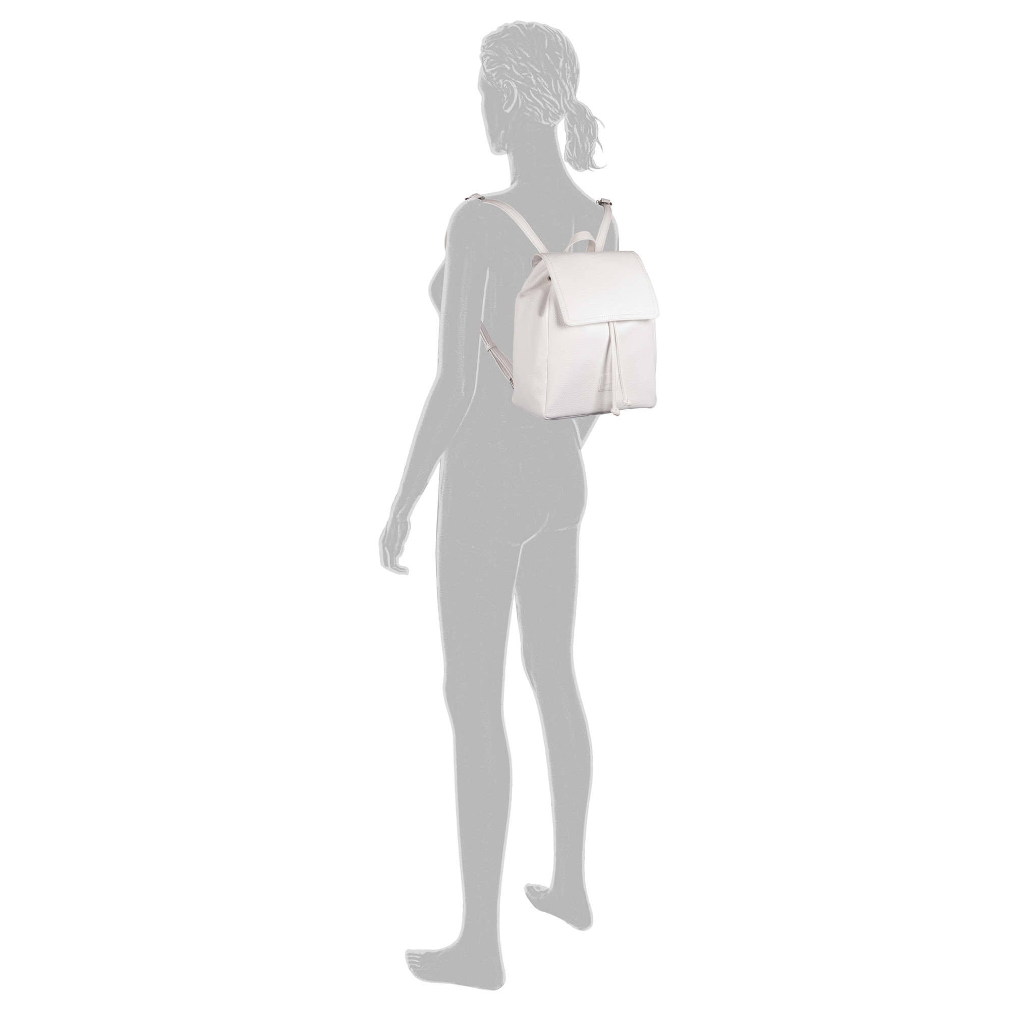 Gabor Rucksack »Elfie«, aus fein genarbtem, glattem Kunstleder und mit einem Logo Rubber Patch