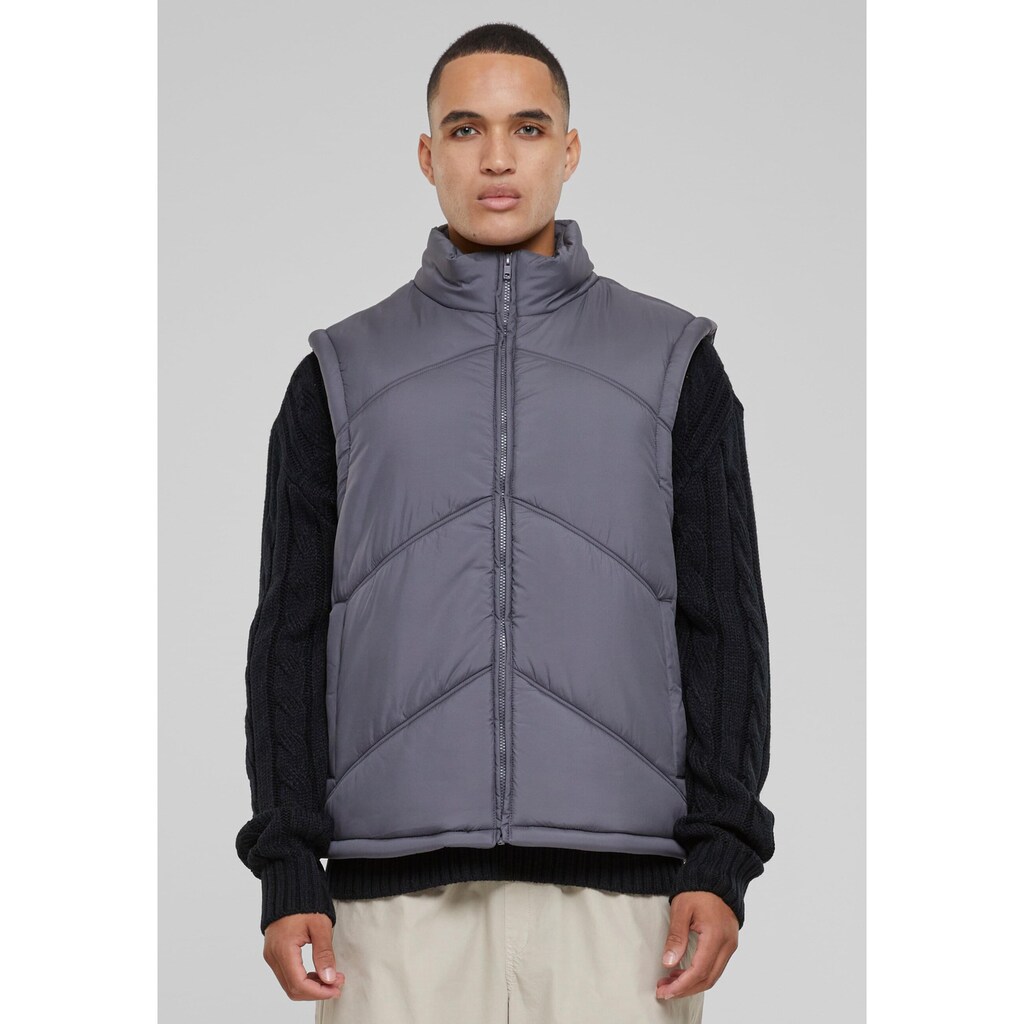 URBAN CLASSICS Steppweste »Urban Classics Herren Arrow Puffer Vest«, (1 tlg.)