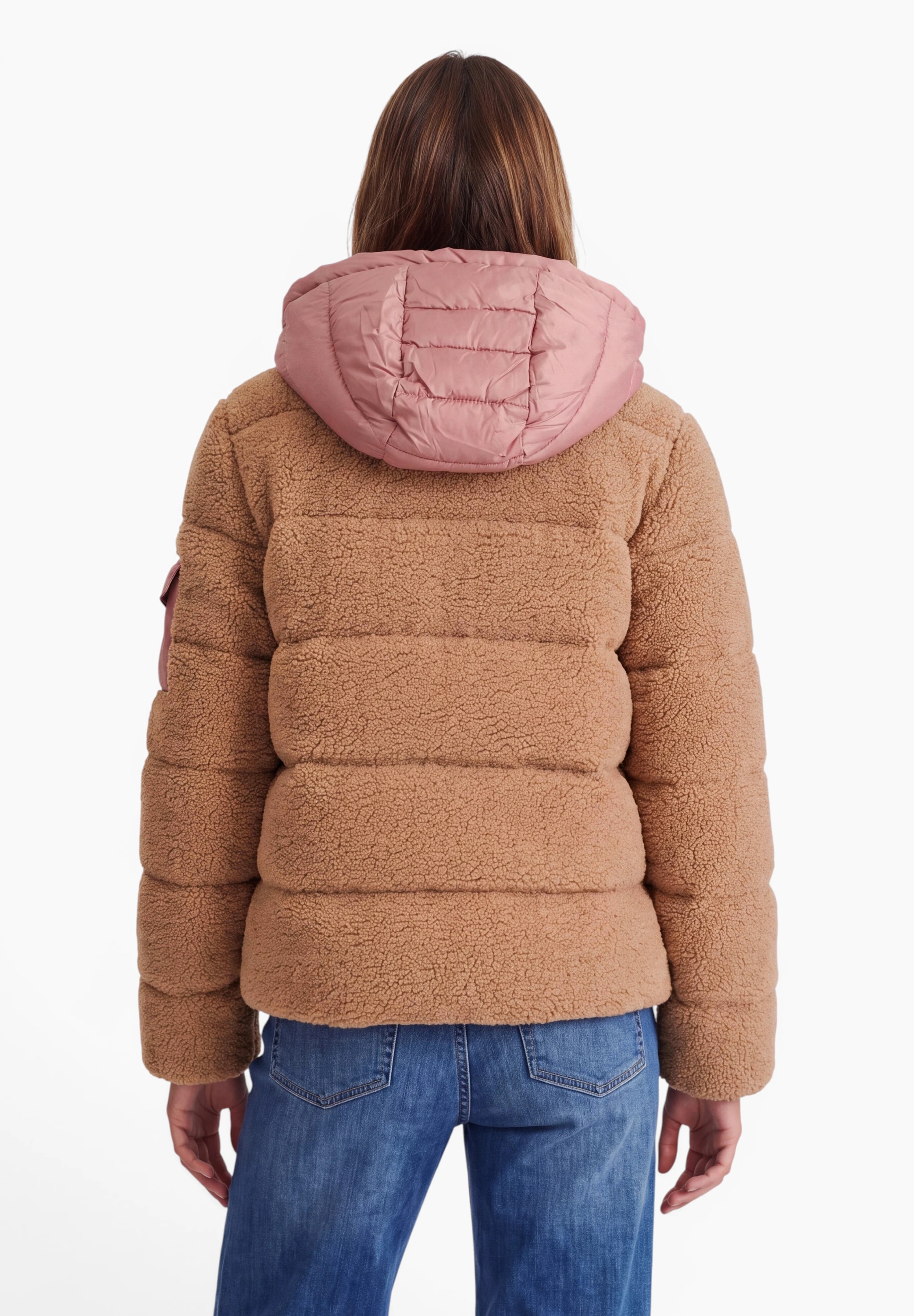 STREET ONE STUDIO Kurzjacke mit Kapuze mit moderner Steppung