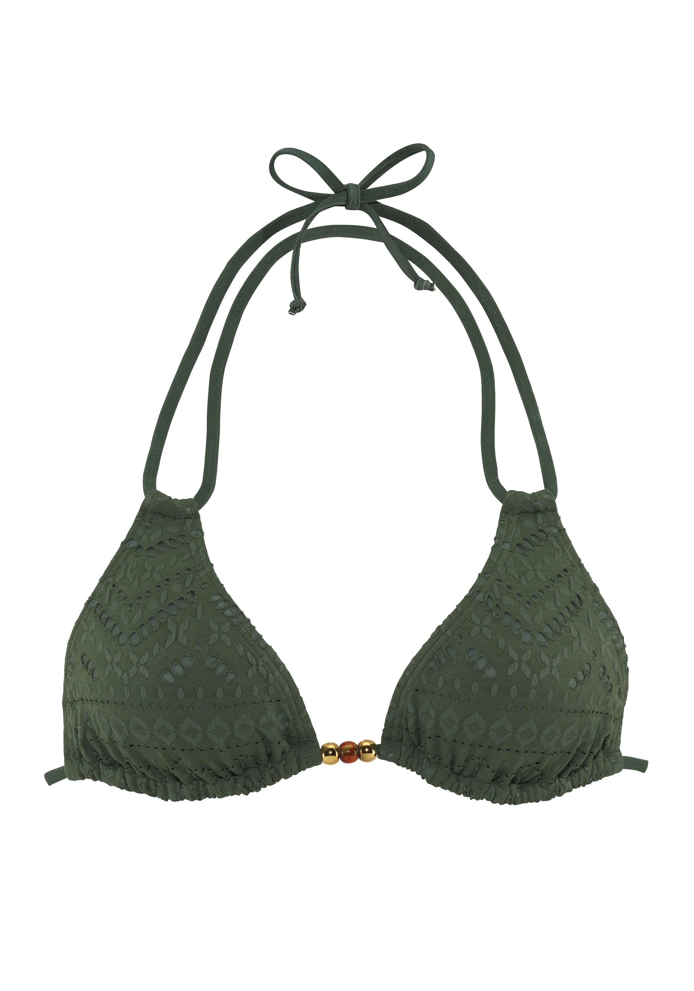 LASCANA Triangel-Bikini-Top »Omara«, mit Lochstickerei