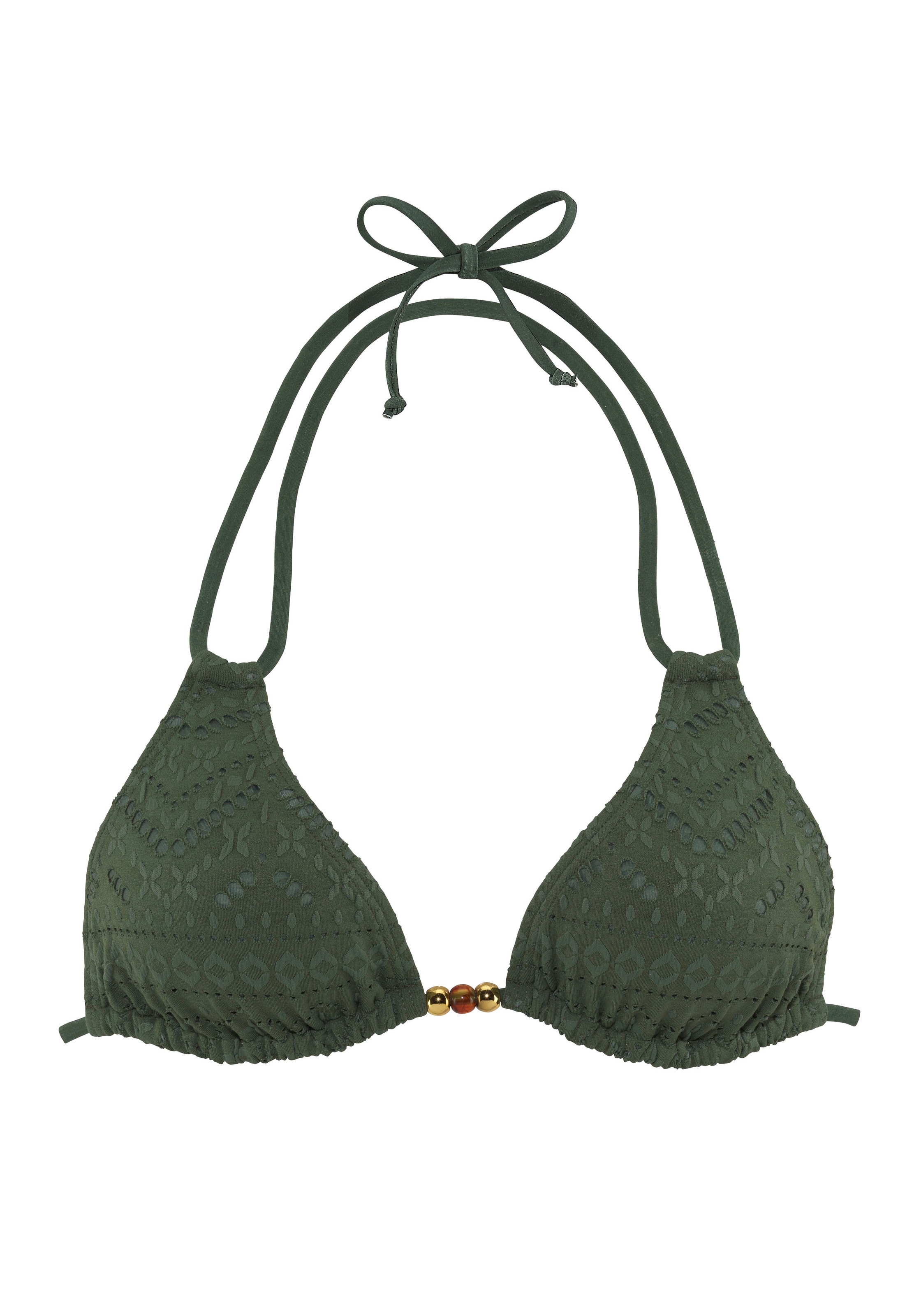 LASCANA Triangel-Bikini-Top "Omara", mit Lochstickerei günstig online kaufen