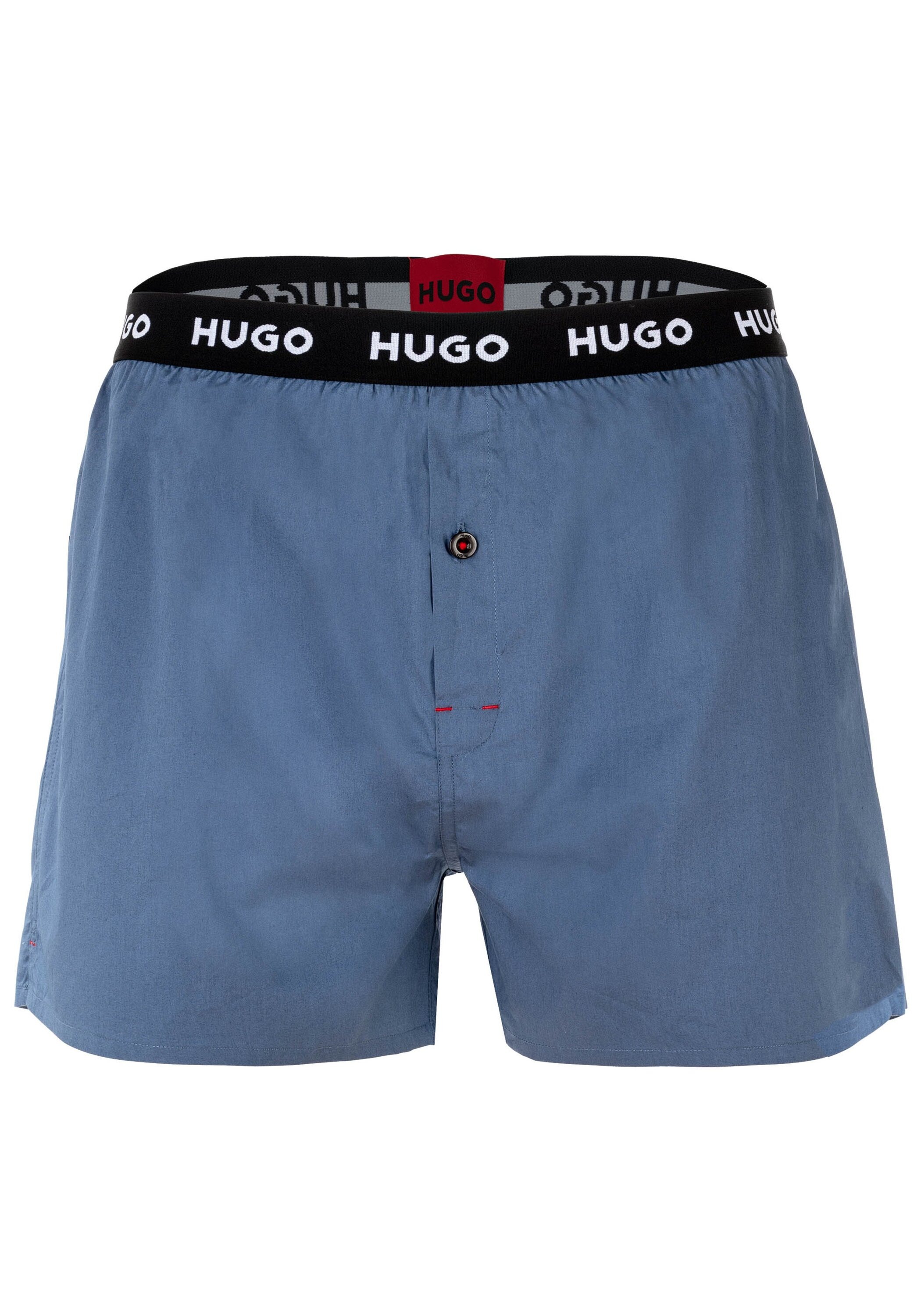 HUGO Boxershorts »Web-Boxershorts Woven Boxer Triplet 3er Pack«