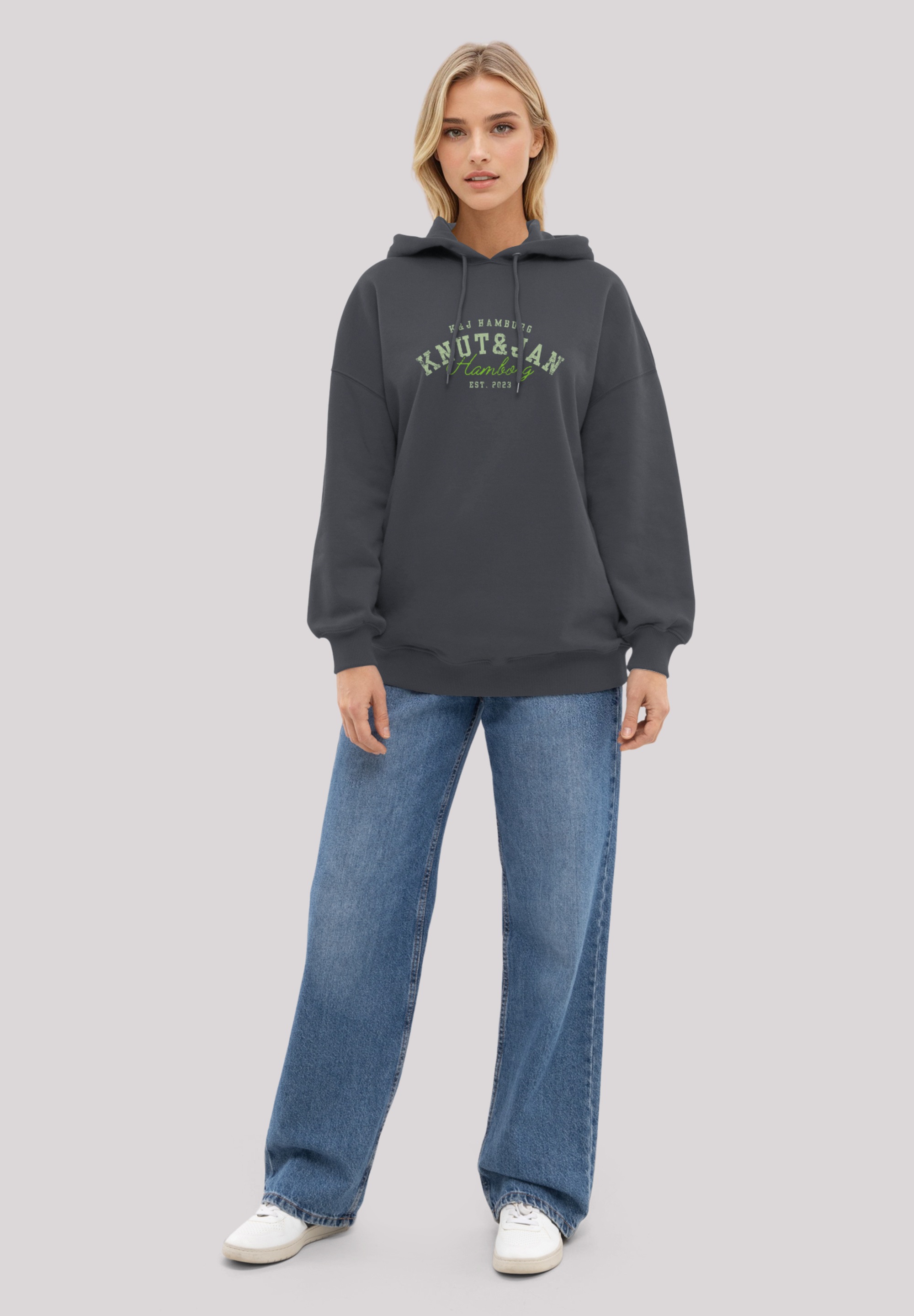 F4NT4STIC Kapuzenpullover »Knut & Jan Hamburg« Premium Qualität