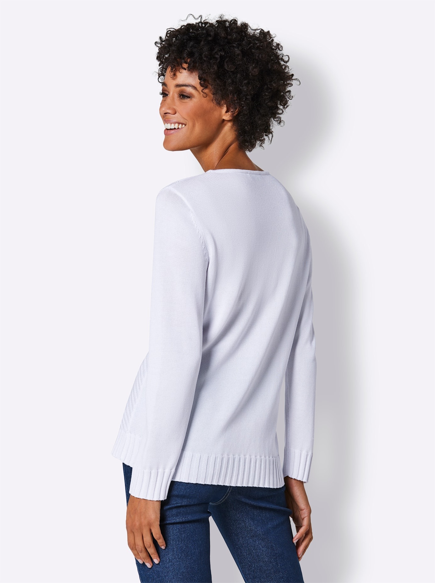 CREATION L PREMIUM Strickpullover »Lyocell-Baumwoll-Pullover«