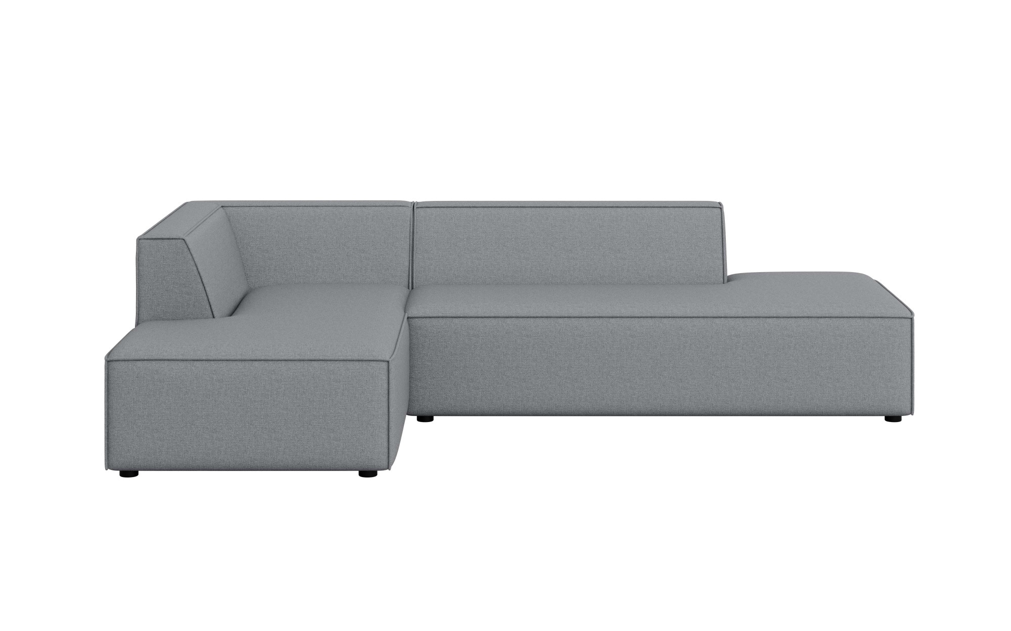 INOSIGN Ecksofa »Ecksofa Cavan mit Ottomane links oder rechts bestellbar«, L-Form mit Wellenunterfederung, Maße B/T/H: 270/180/72 cm