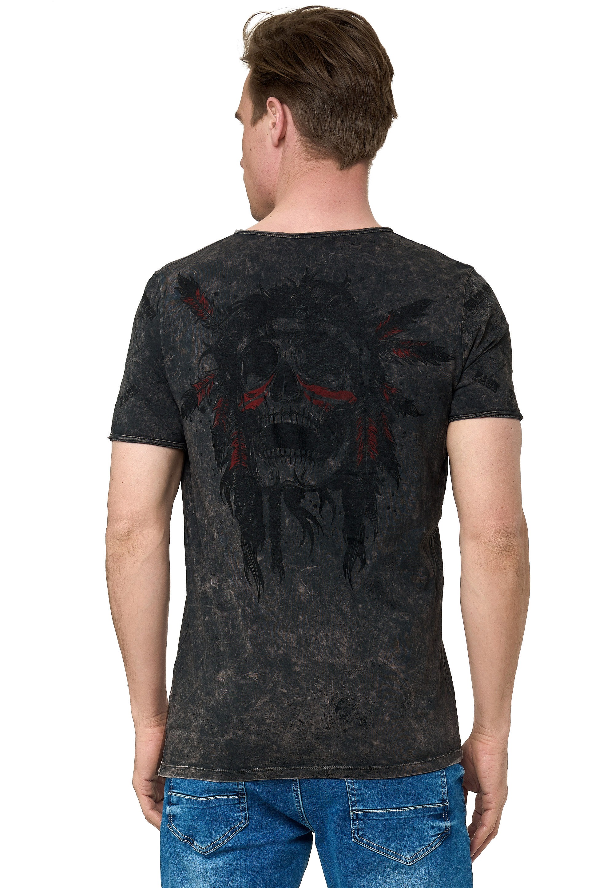Rusty Neal T-Shirt, mit verwaschenem Print