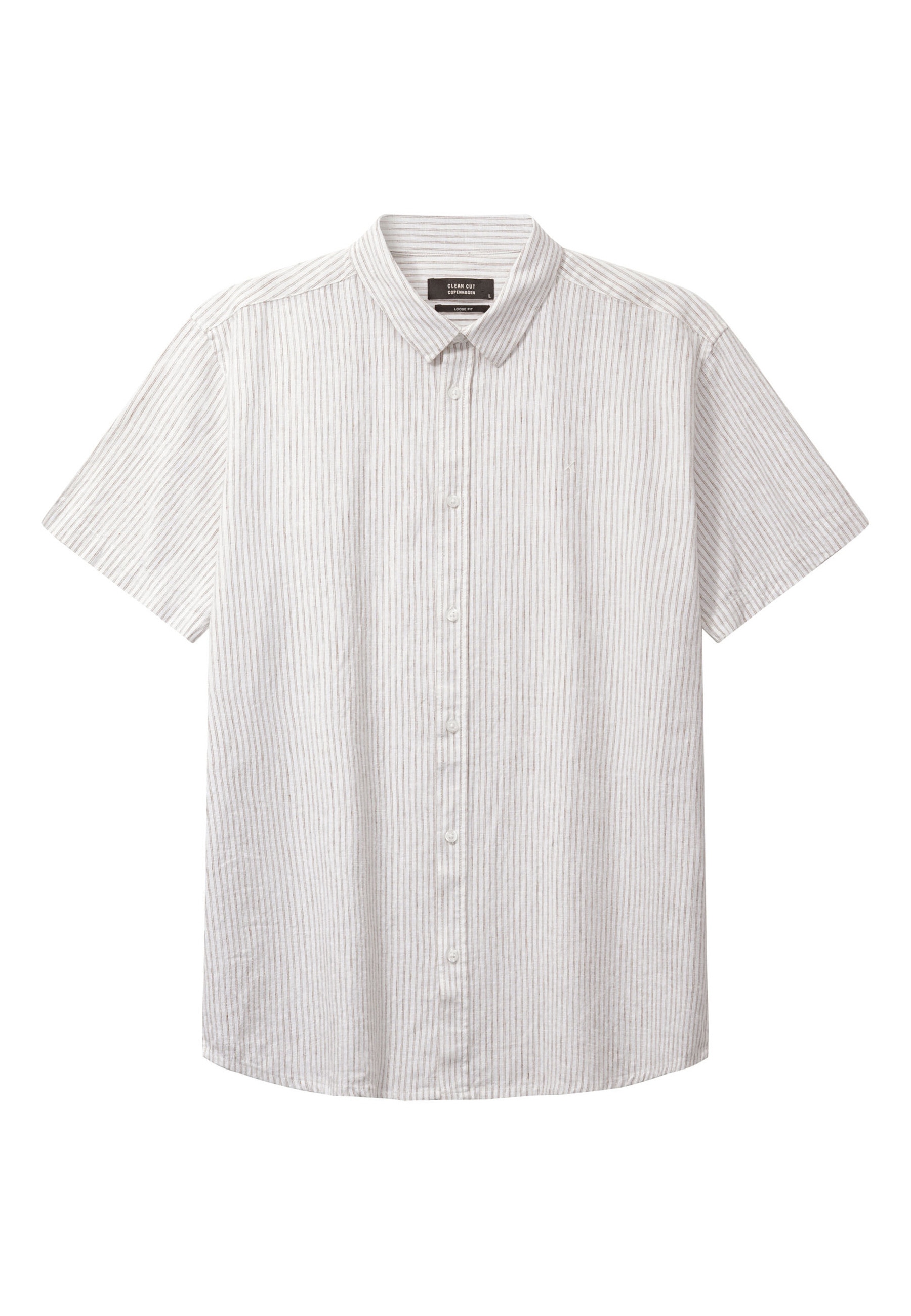Clean Cut Copenhagen Langarmhemd "Clean Cut Copenhagen Luca Striped S/S Shirt" 1