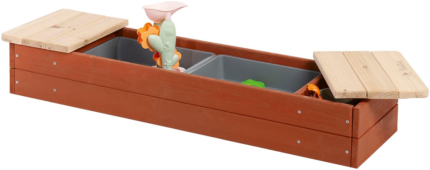 Pinolino® Sandkasten »Hedda, rot/natur«