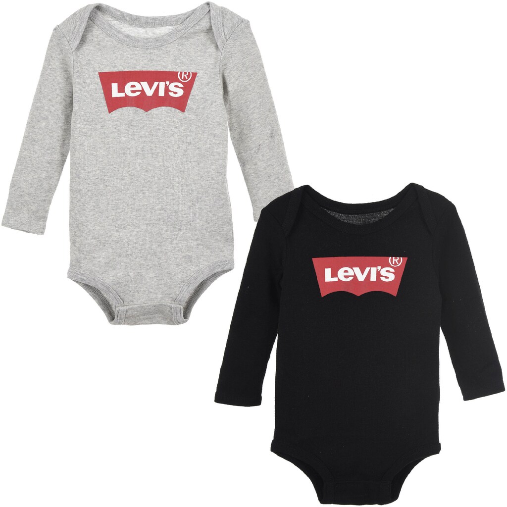 Levi's® Kids Langarmbody »LS 2PK BATWING BODYSUIT«, (2 tlg.)