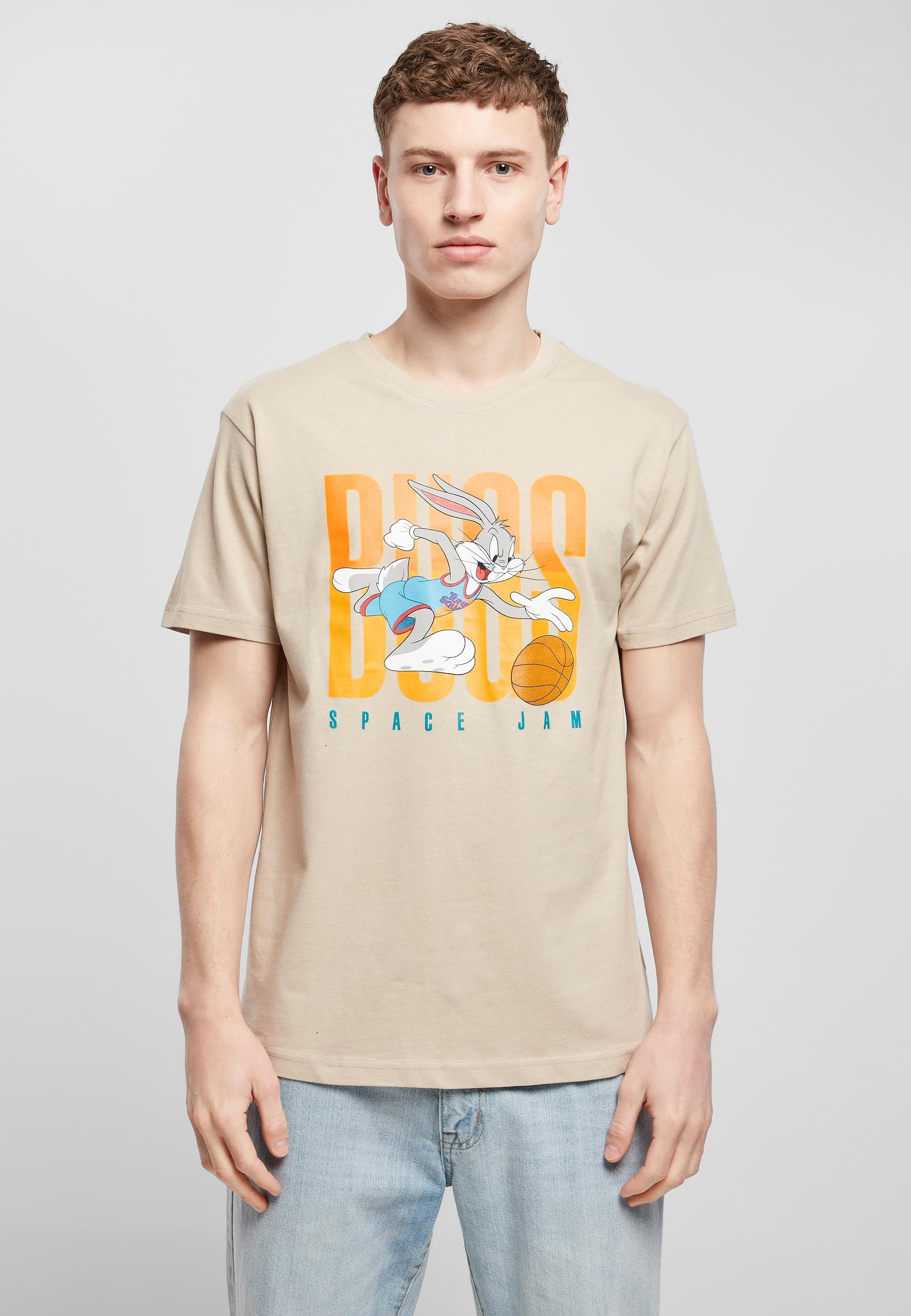 MisterTee Kurzarmshirt »MisterTee Herren Space Jam Big Bugs Playing Tee«, (1 tlg.)