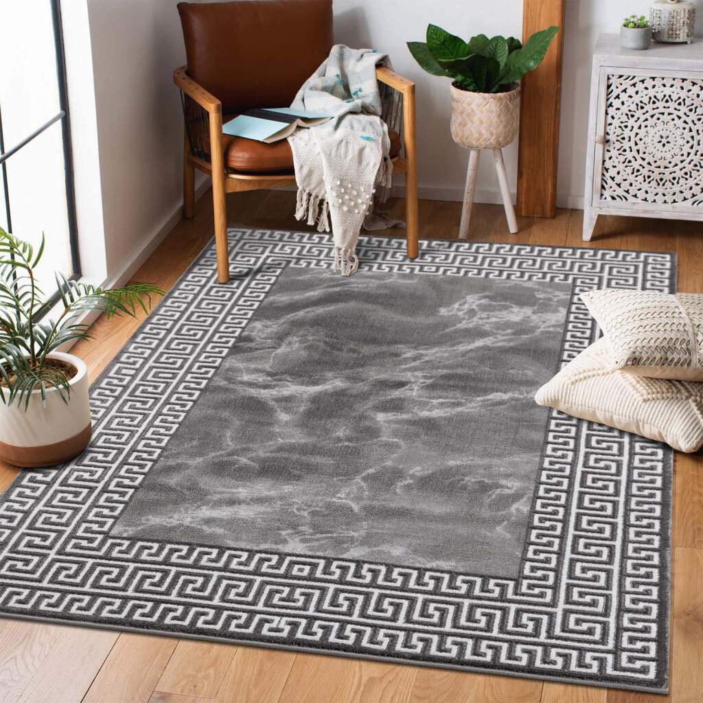 Carpet City Teppich "Chic" rechteckig 11 mm Höhe Kurzflor, Bordüre, Weicher günstig online kaufen