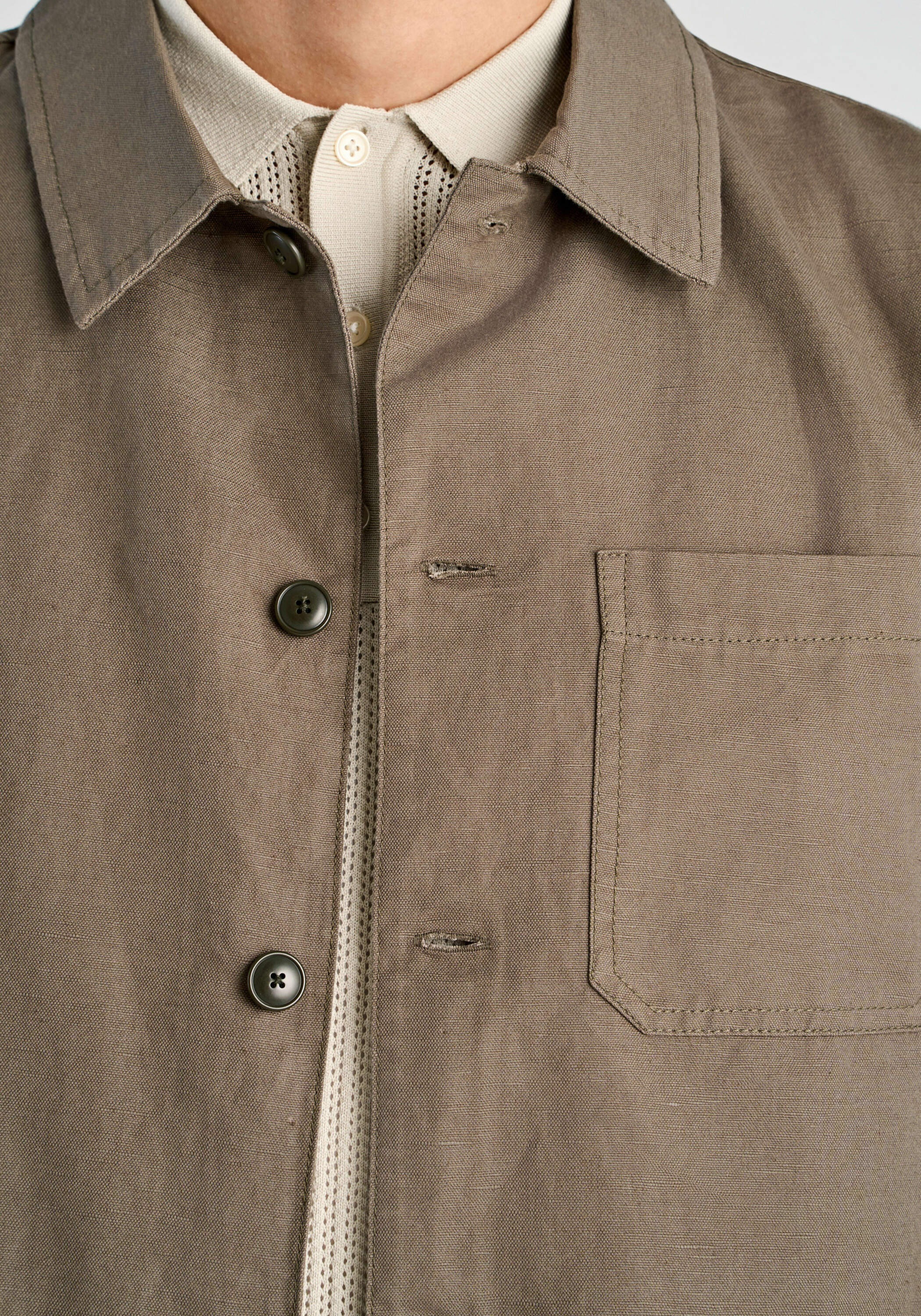 JUNK de LUXE Hemdjacke »Hemdjacke Modern Fit«