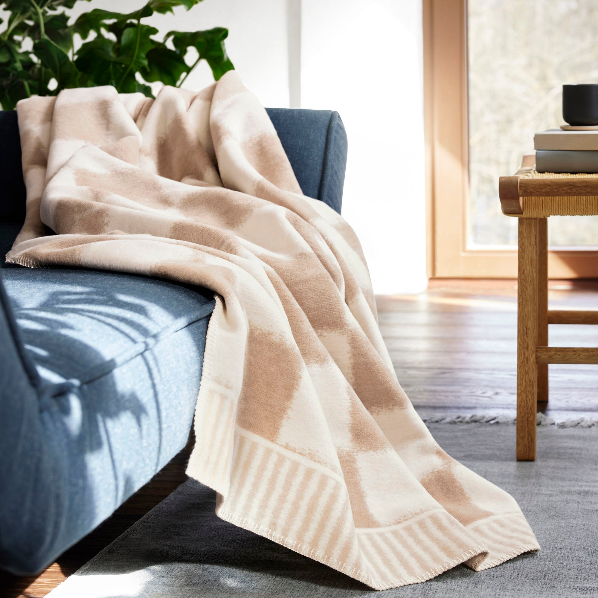 Wohndecke BAUR | im kaufen Decke IBENA »Jacquard Preston«, Karo-Design