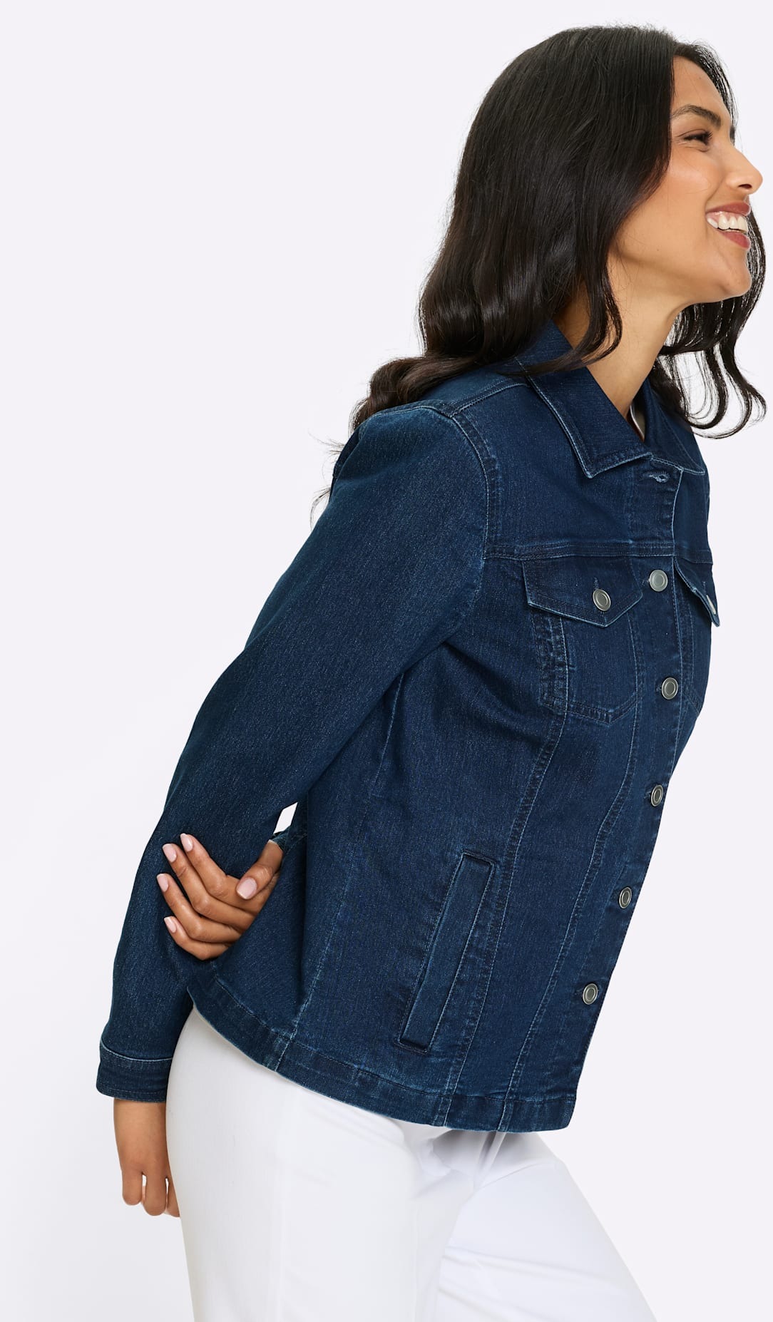 Classic Basics Jeansjacke ohne Kapuze