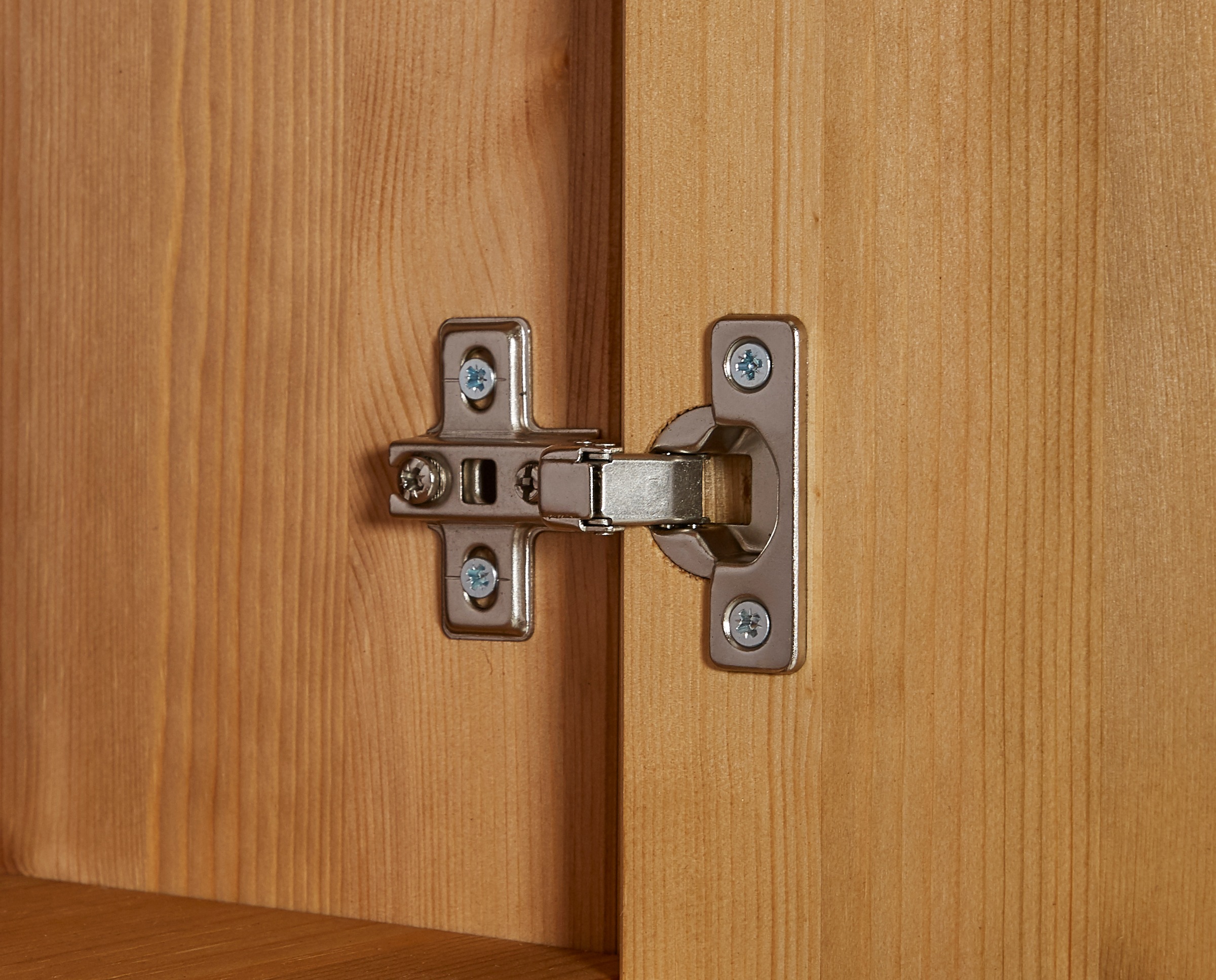 Home affaire Hochschrank »Vili«, Badezimmerschrank, Höhe 175 cm, 2 Schubladen, 3 Türen, aus Massivholz