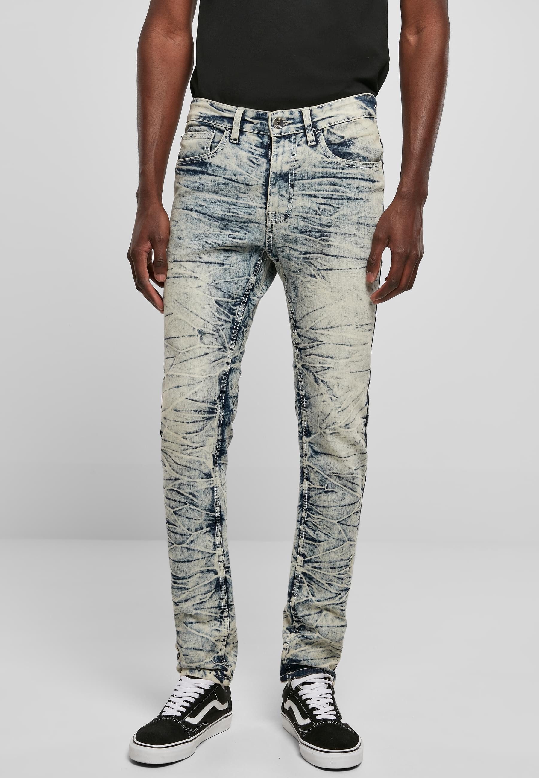Southpole Bequeme Jeans »Southpole Herren Stretch Signature Denim«, (1 tlg.)