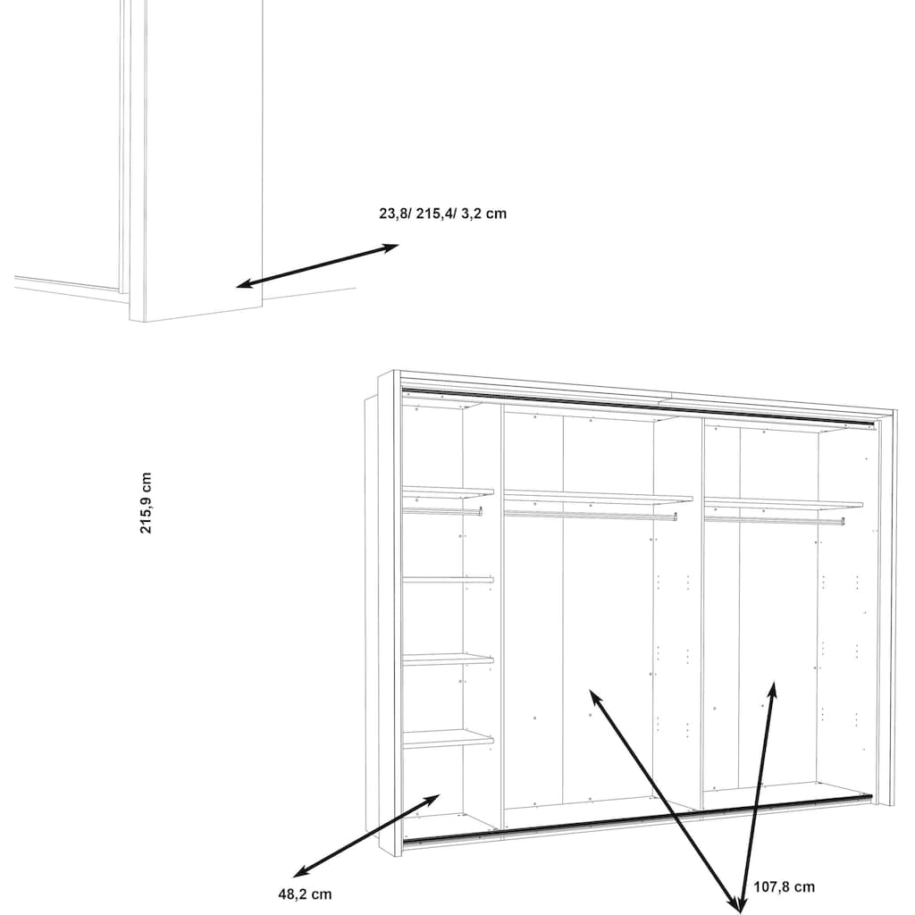 FORTE Schwebetürenschrank »Sirius Crown«