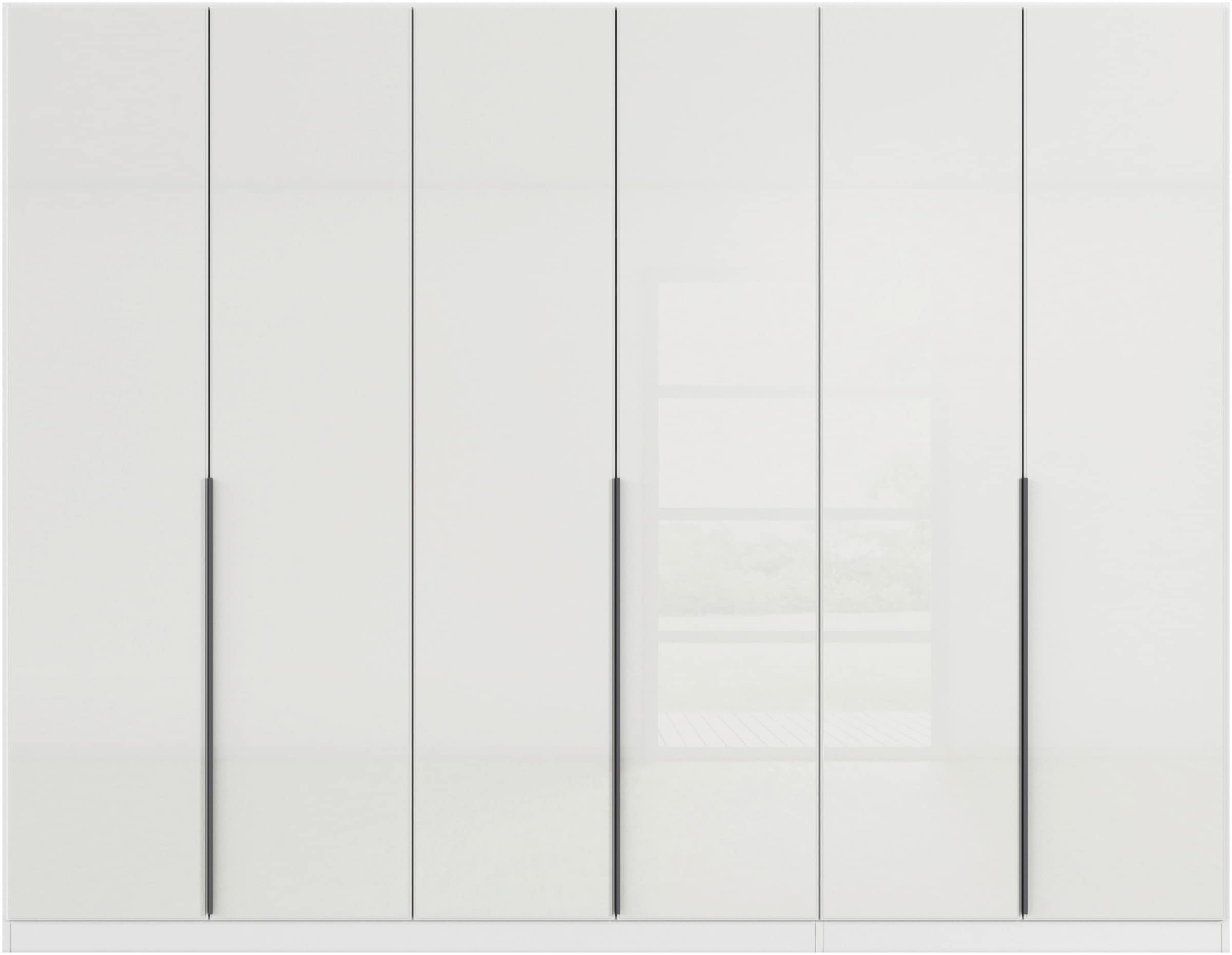rauch Drehtürenschrank »Kleiderschrank Kleiderschränke Schrank Garderobe AGORDO mit Glasfront«, (in zwei Griff-Farben), durchdachte Innenausstattung, in 6 Breiten und 2 Höhen MADE IN GERMANY