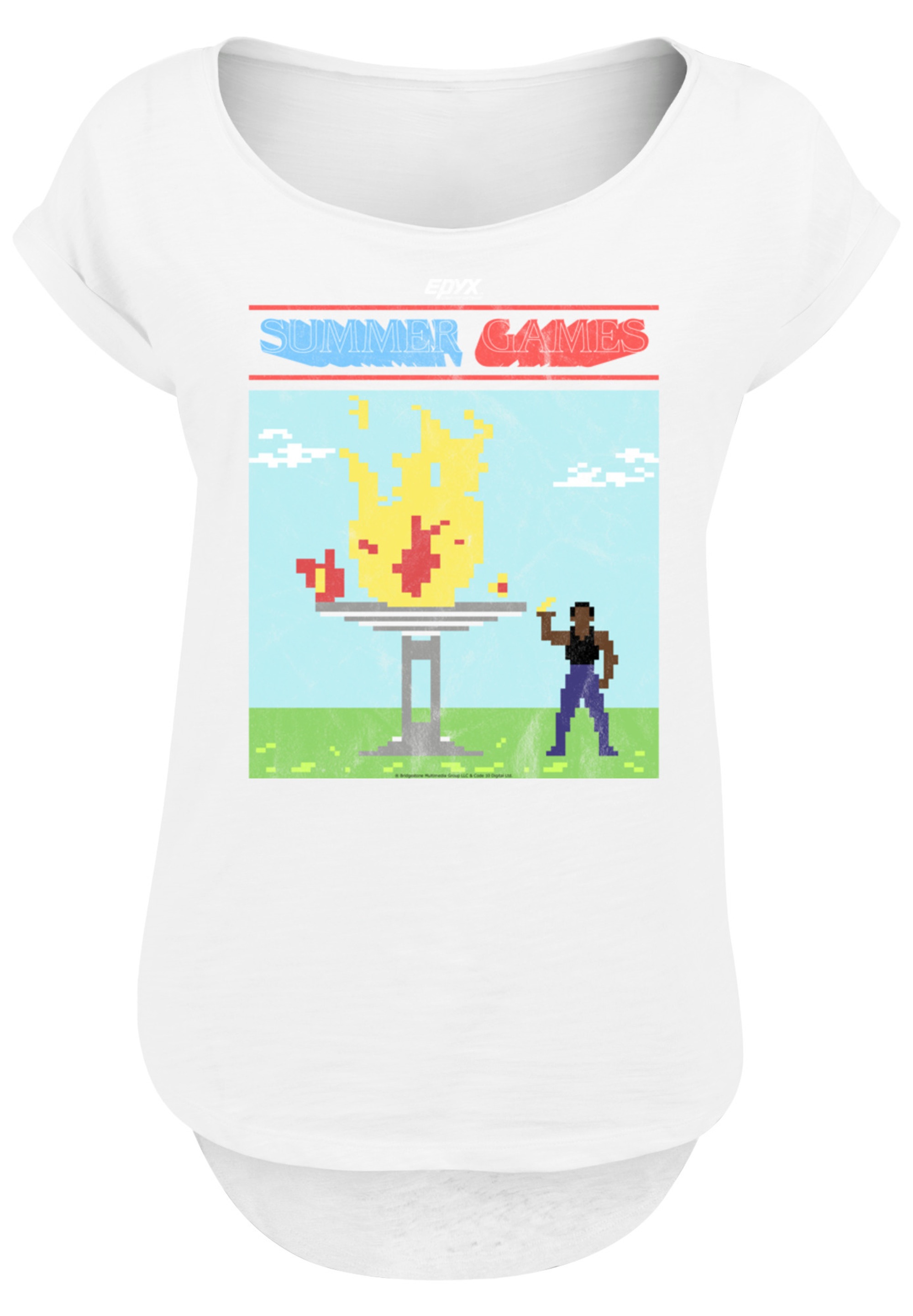 F4NT4STIC T-Shirt »Retro Gaming Summer Games«, Print