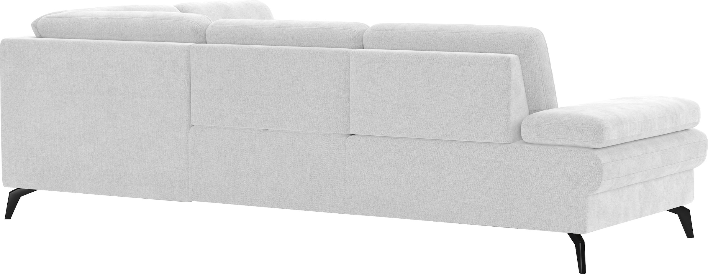 sit&more Ecksofa »Morris L-Form, inkl. Sitztiefenverstellung«, wahlweise mit Armteilverstellung, Bettfunktion & Bettkasten