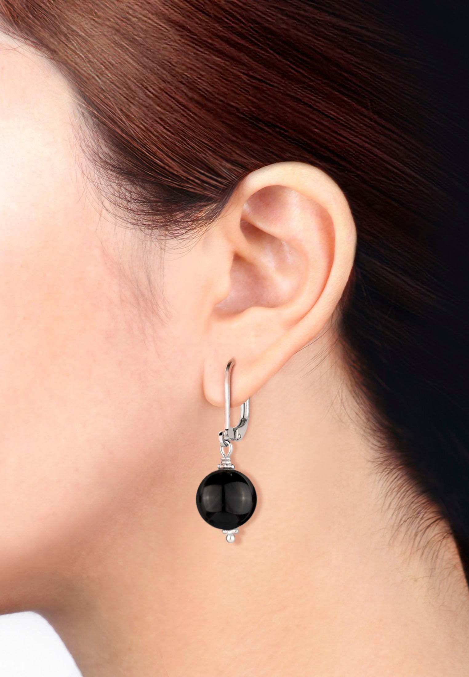 Elli Paar Ohrhänger »Schmuck Geschenk Silber 925 Ohrringe, 0302121815«, mit Onyx