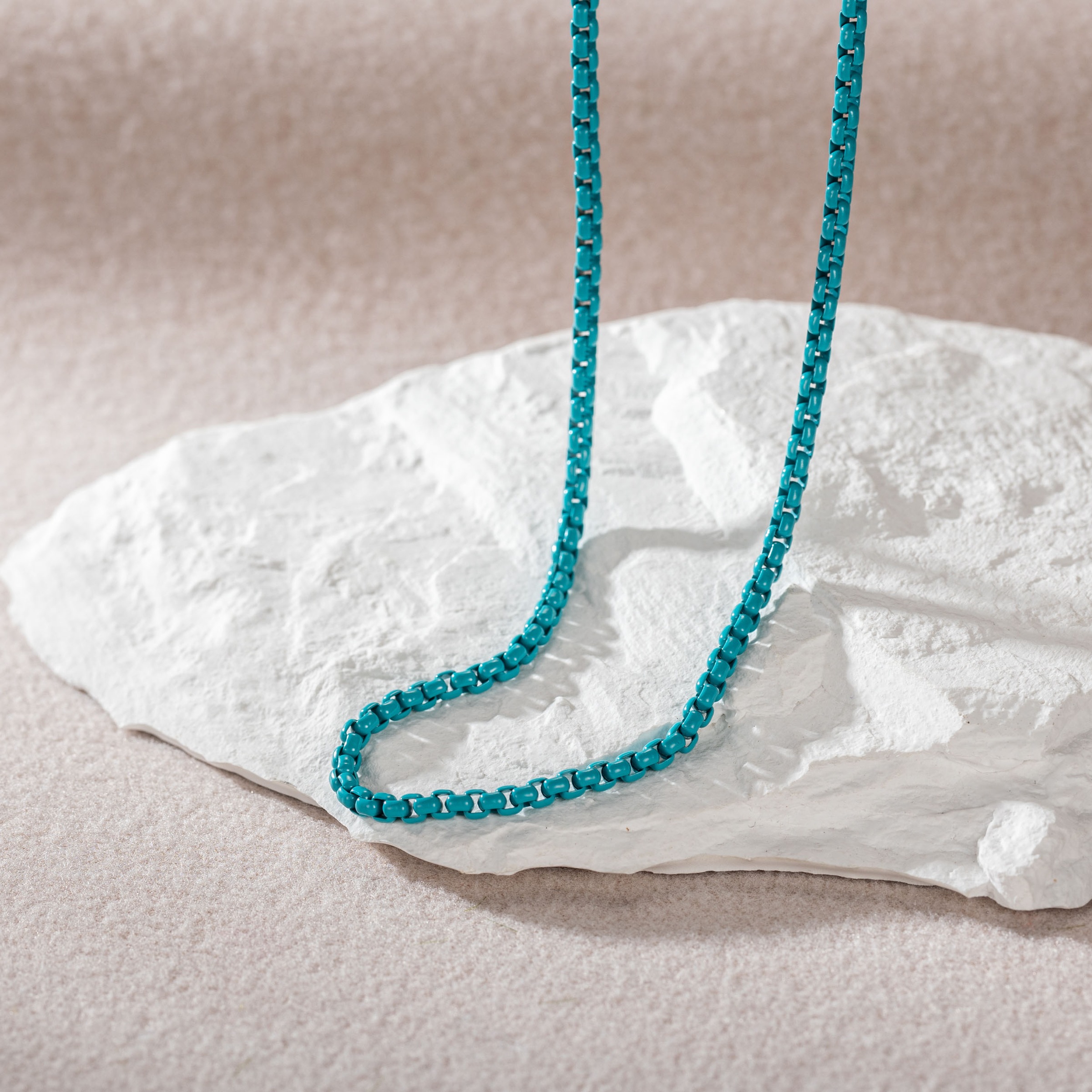 Firetti Edelstahlkette »Schmuck Geschenk Edelstahl Halsschmuck Halskette Venezianerkette Color«