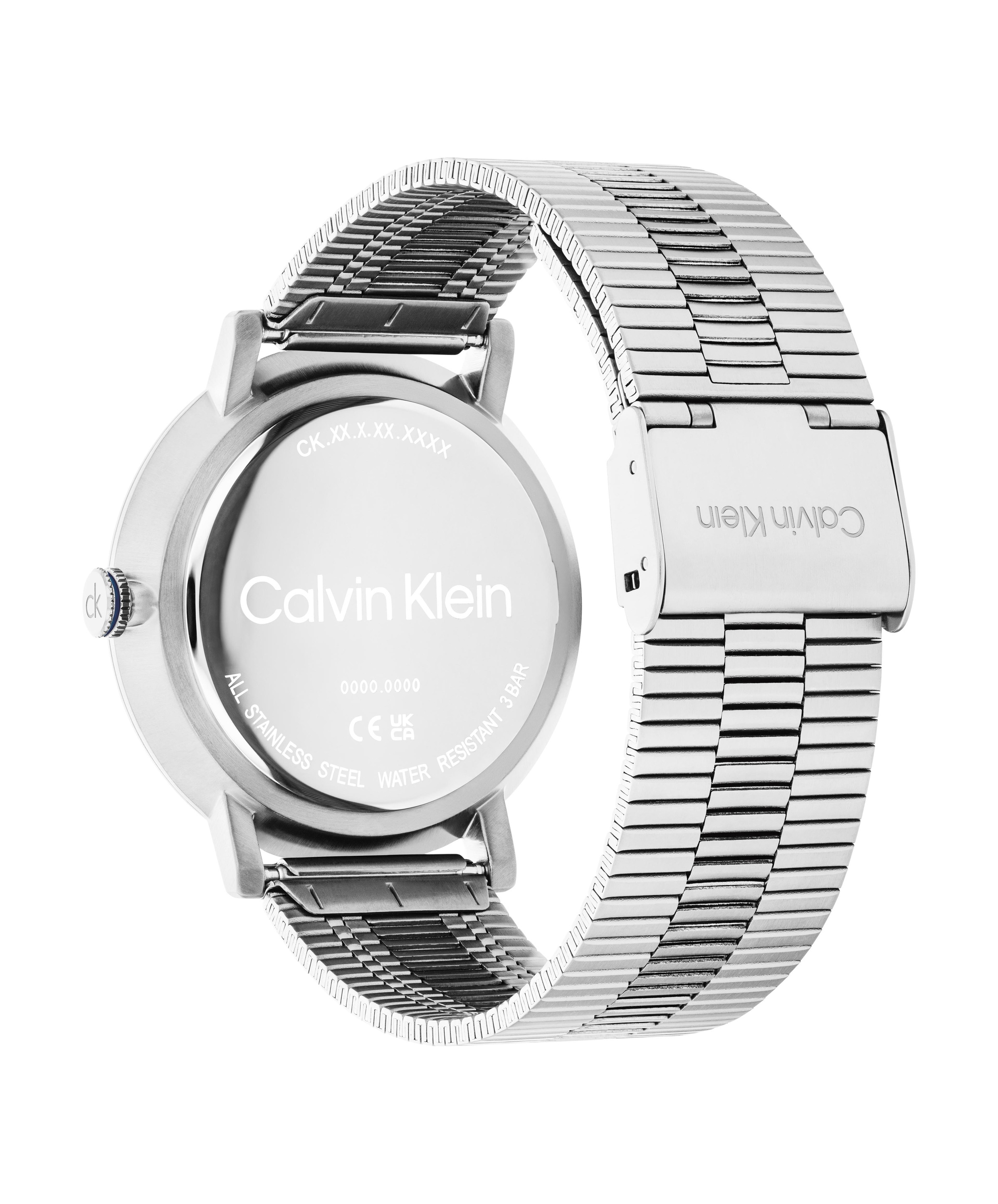 Calvin Klein Quarzuhr »CK REAL« Armbanduhr, Herrenuhr, Edelstahlarmband, analog