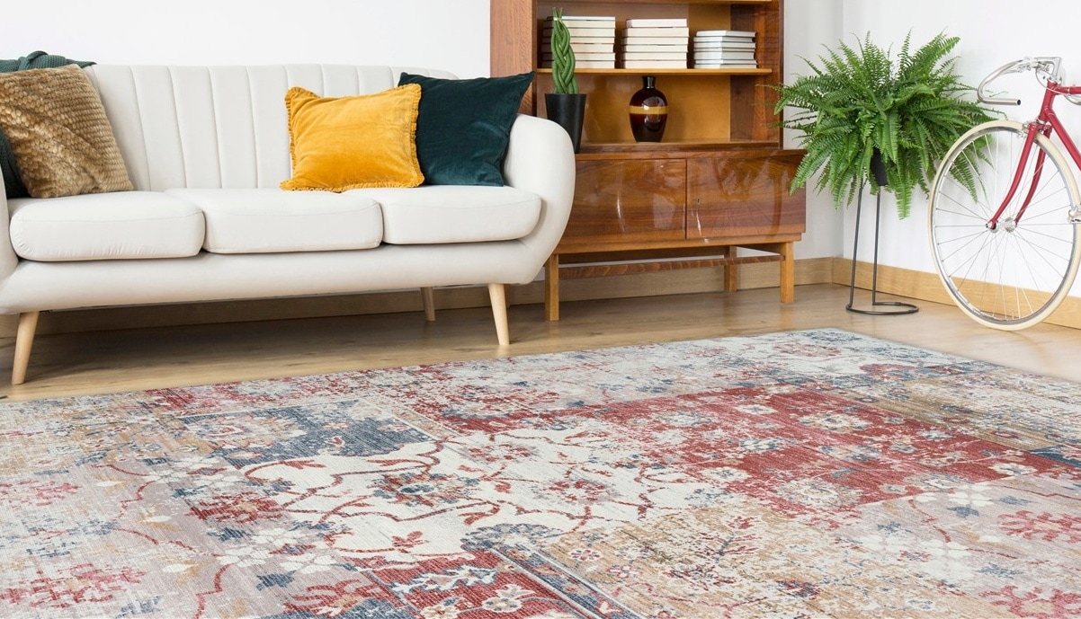 my home Teppich "Arnau" rechteckig 10 mm Höhe Vintage Design, Teppich im Us günstig online kaufen