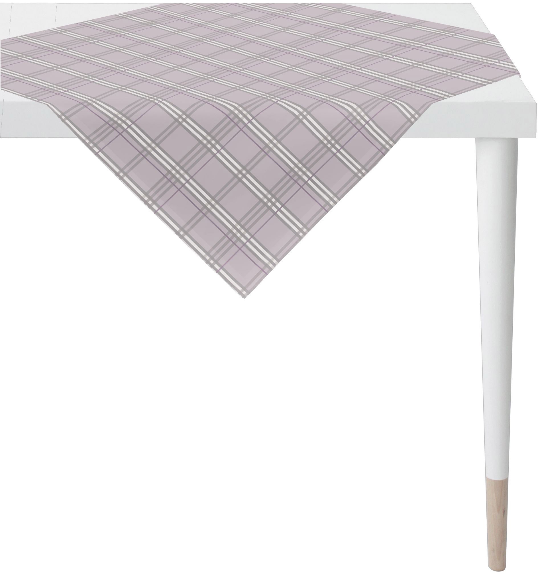 Mitteldecke APELT, B:85cm L:85cm, lila, Baumwolle, Tischdecken, "9538 CHALET STYLE", Digitaldruck