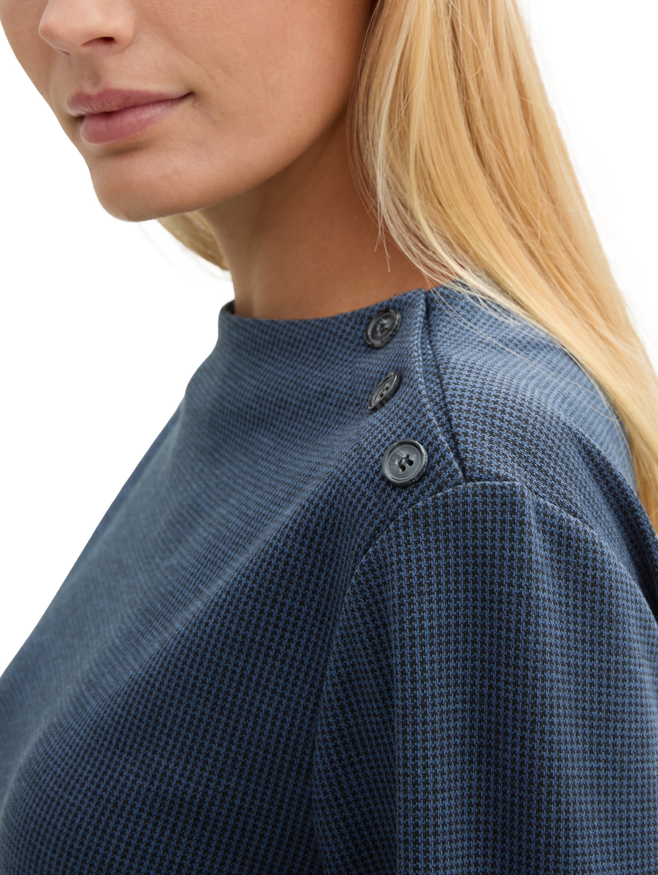 Thumbnail - TOM TAILOR Longsweatshirt, mit Knöpfen an der Schulter