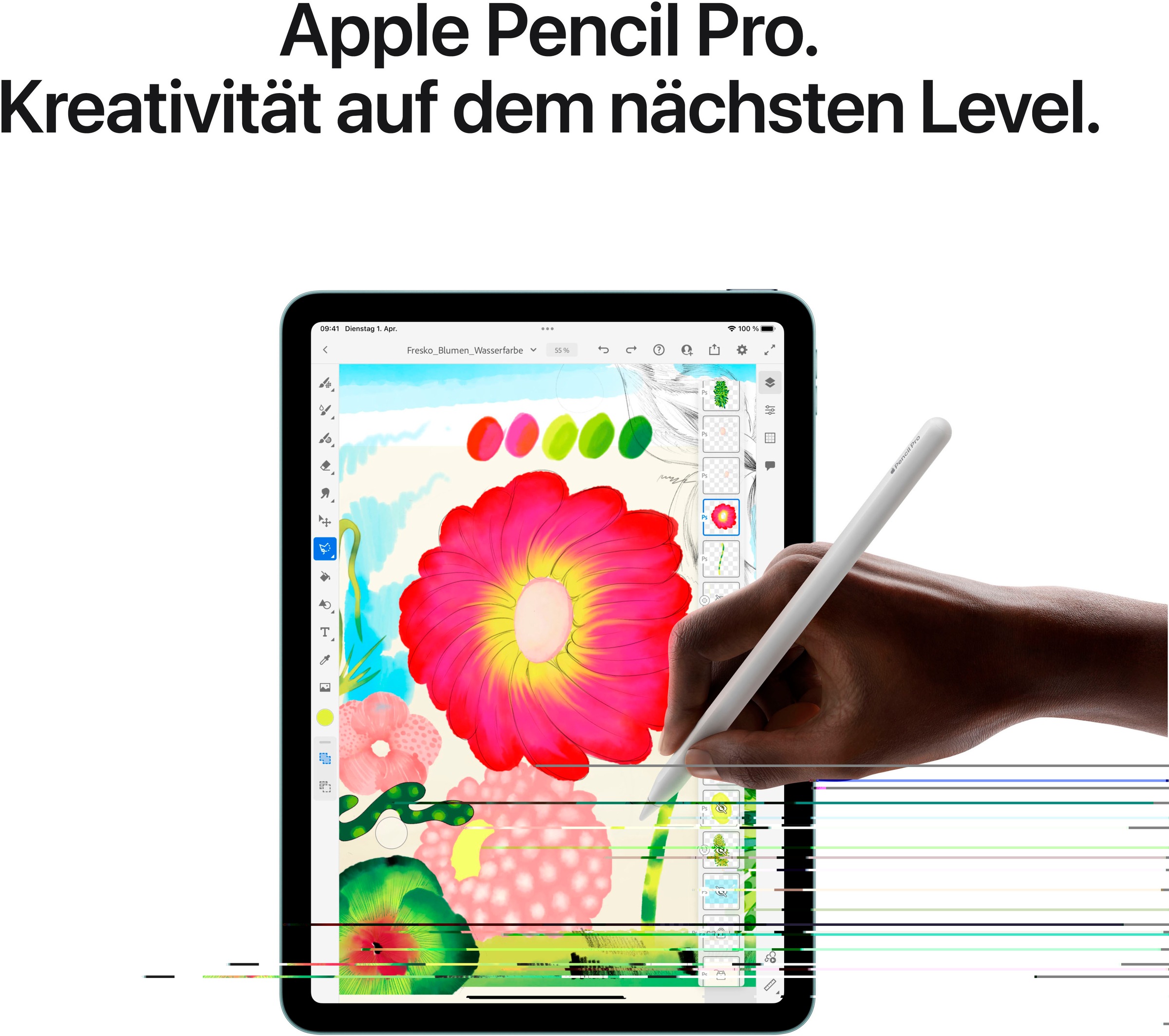 Apple Tablet »13" iPad Air Wi-Fi + Cellular (2025)«, (32,78 cm / 12,9 Zoll), iPadOS, 5G,)