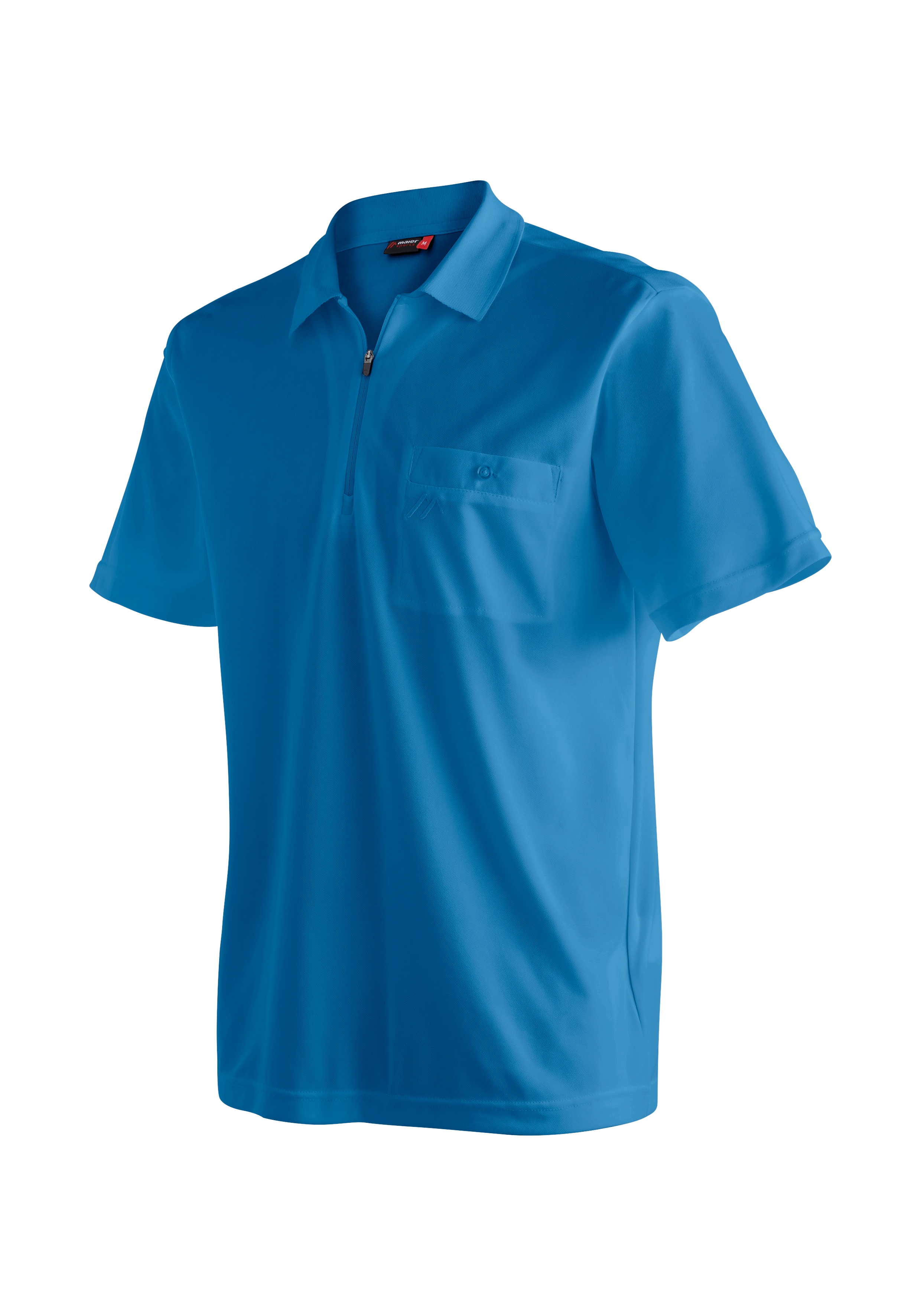 Maier Sports Poloshirt "Arwin 2.0" Herren Polo kurzarm, leichtes Shirt, Funktionsshirt mit Kragen Reg Fit