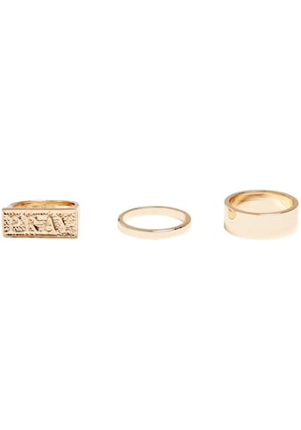 MisterTee Ring-Set »MisterTee Unisex Pray Ring Set«