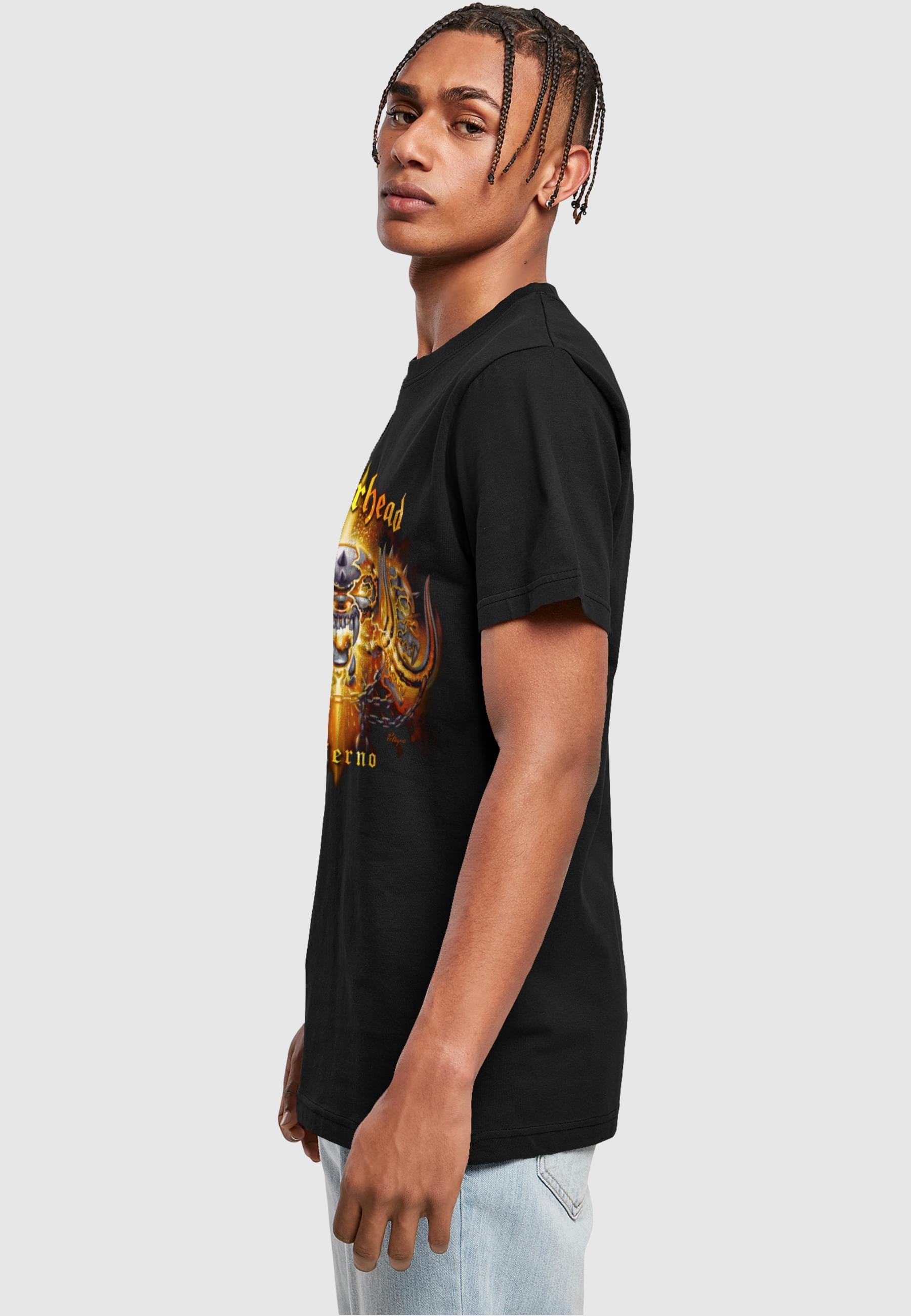 Merchcode T-Shirt »Merchcode Herren Motörhead - Inferno Cover T-Shirt Round Neck«, (1 tlg.)