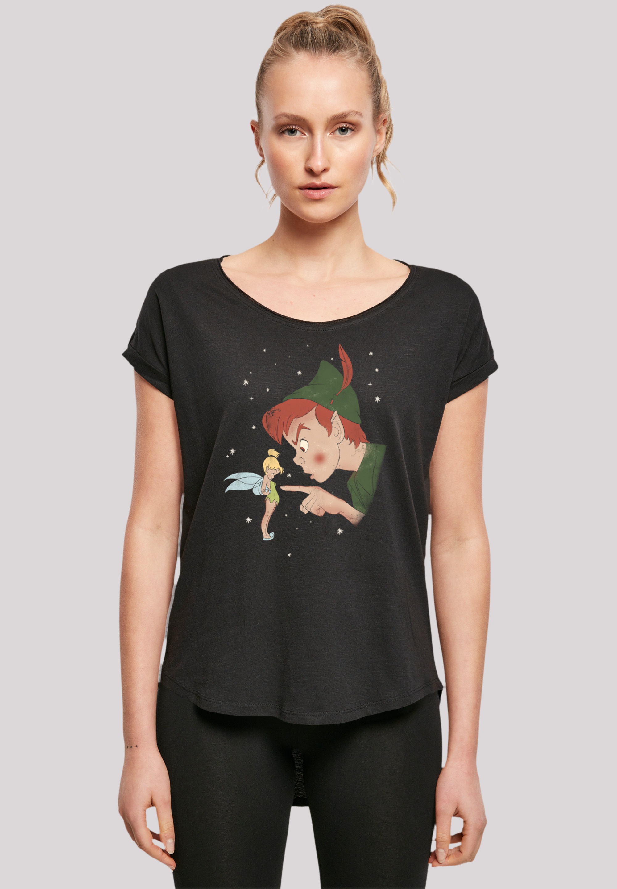 F4NT4STIC T-Shirt »Disney Peter Pan Tinkerbell Hey You«, Premium Qualität