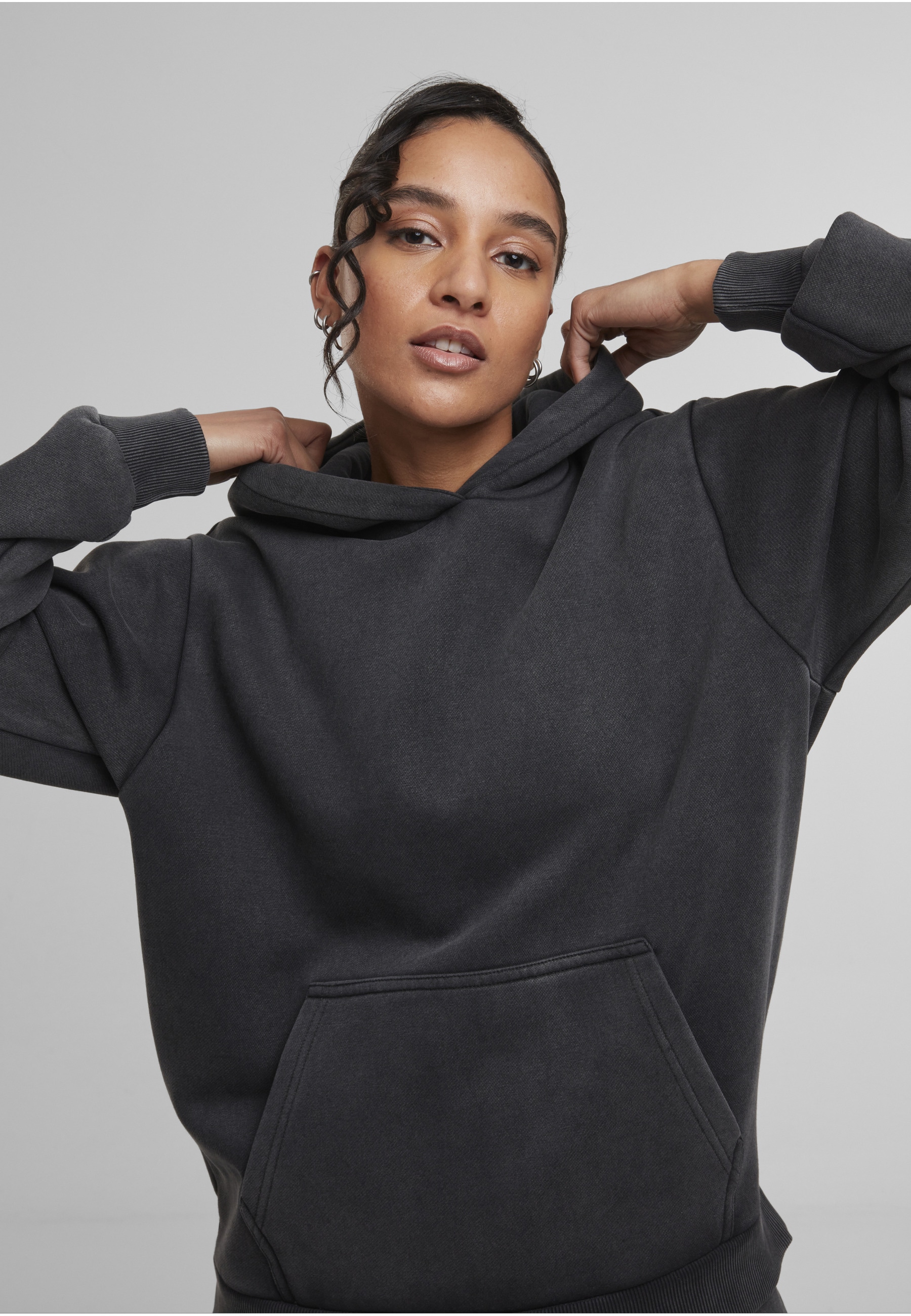 URBAN CLASSICS Kapuzenpullover »Urban Classics Ladies Vintage Heavy Hoody« 1