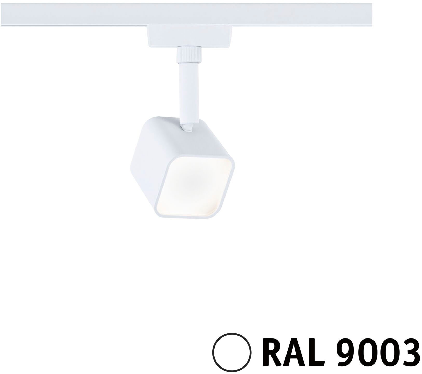 Paulmann Schienensystem-Leuchten »URail LED Schienenspot Muri  240lm 4W 3000K  230V Signalweiß« LED-Modul 1 Stk. Warmweiß