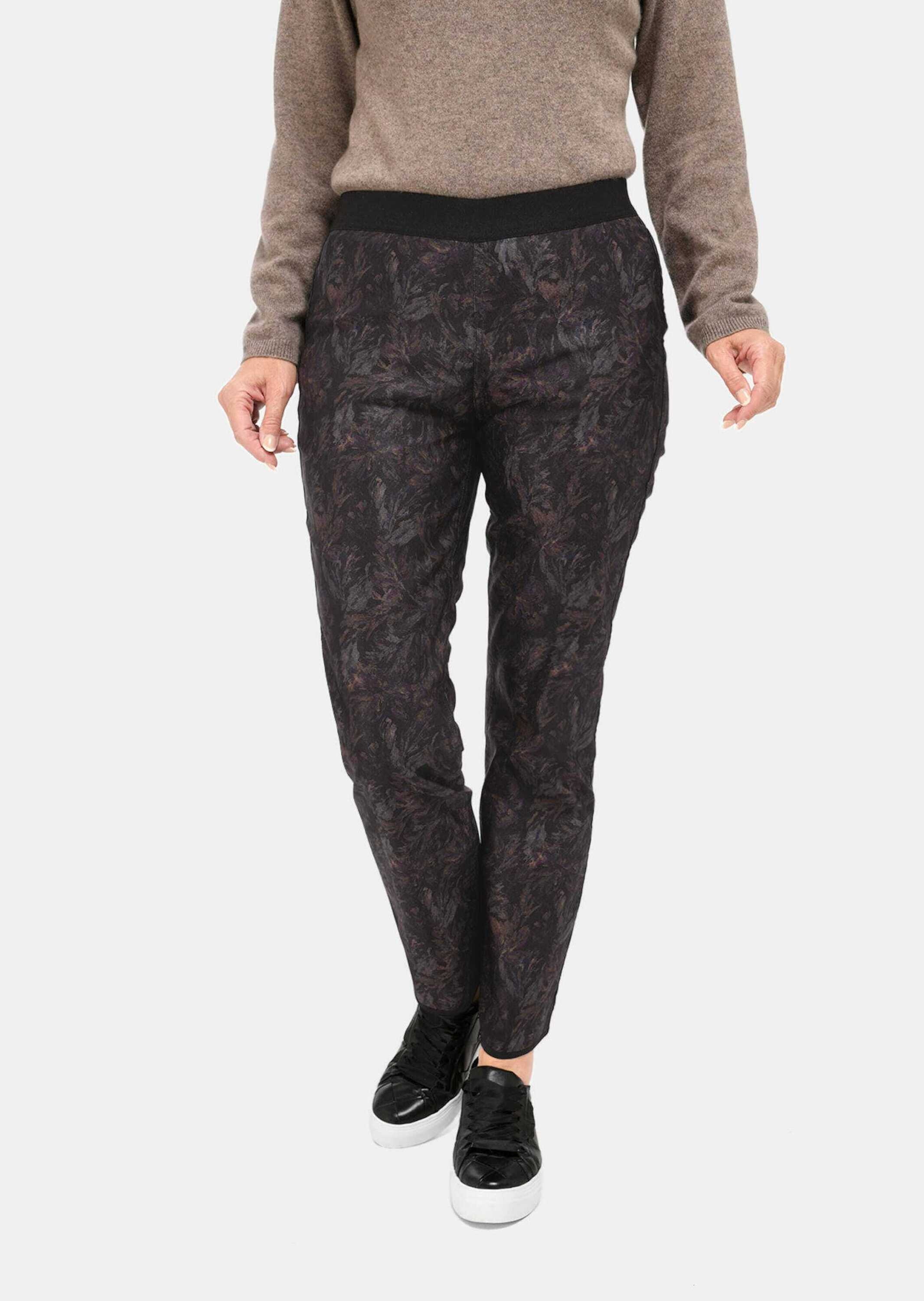 Thumbnail - GOLDNER Chinos "Kurzgröße Wendedruckhose Louisa"