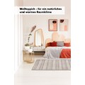 LUXOR living Wollteppich »Hägga«, rechteckig, 15 mm Höhe, reine Wolle, handgewebt, Hoch-Tief Struktur, ideal im Wohnzimmer & Schlafzimmer