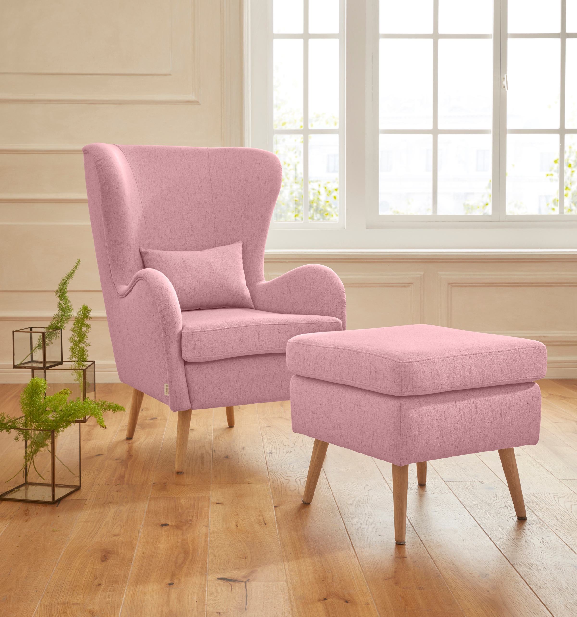 Home affaire Sessel "Sallito, TV-Sessel, Ohrensessel mit" Hocker, in vielen günstig online kaufen
