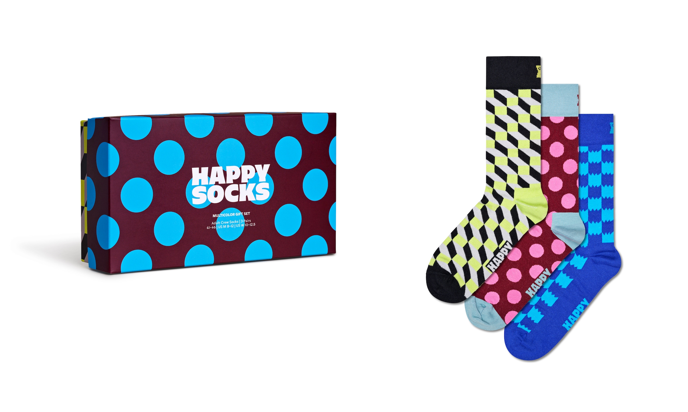 Happy Socks Langsocken, (3er Pack)