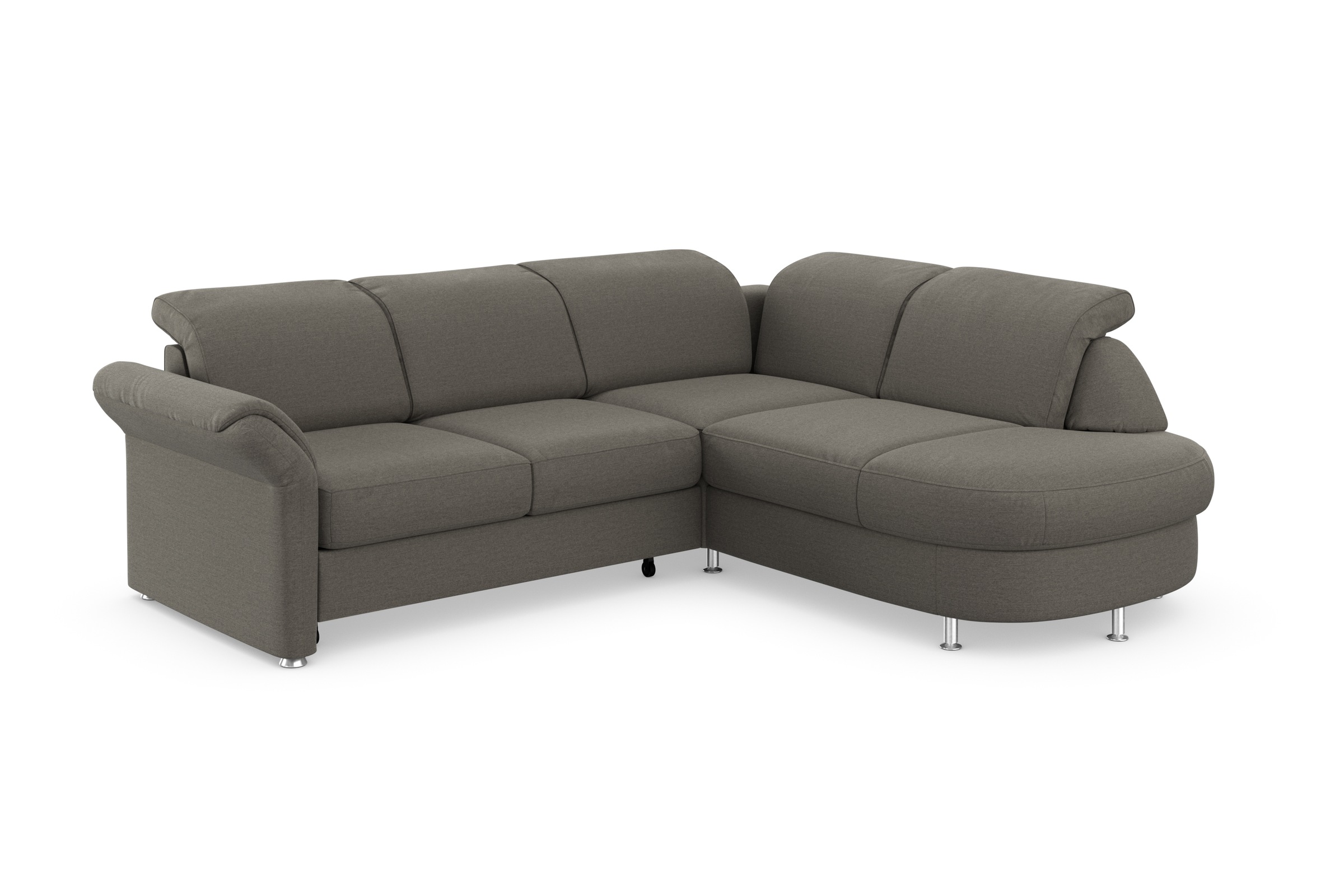 sit&more Ecksofa »Apulia L-Form«, wahlweise Bettfunktion, Bettkasten und Kopf- und Armteilverstellung