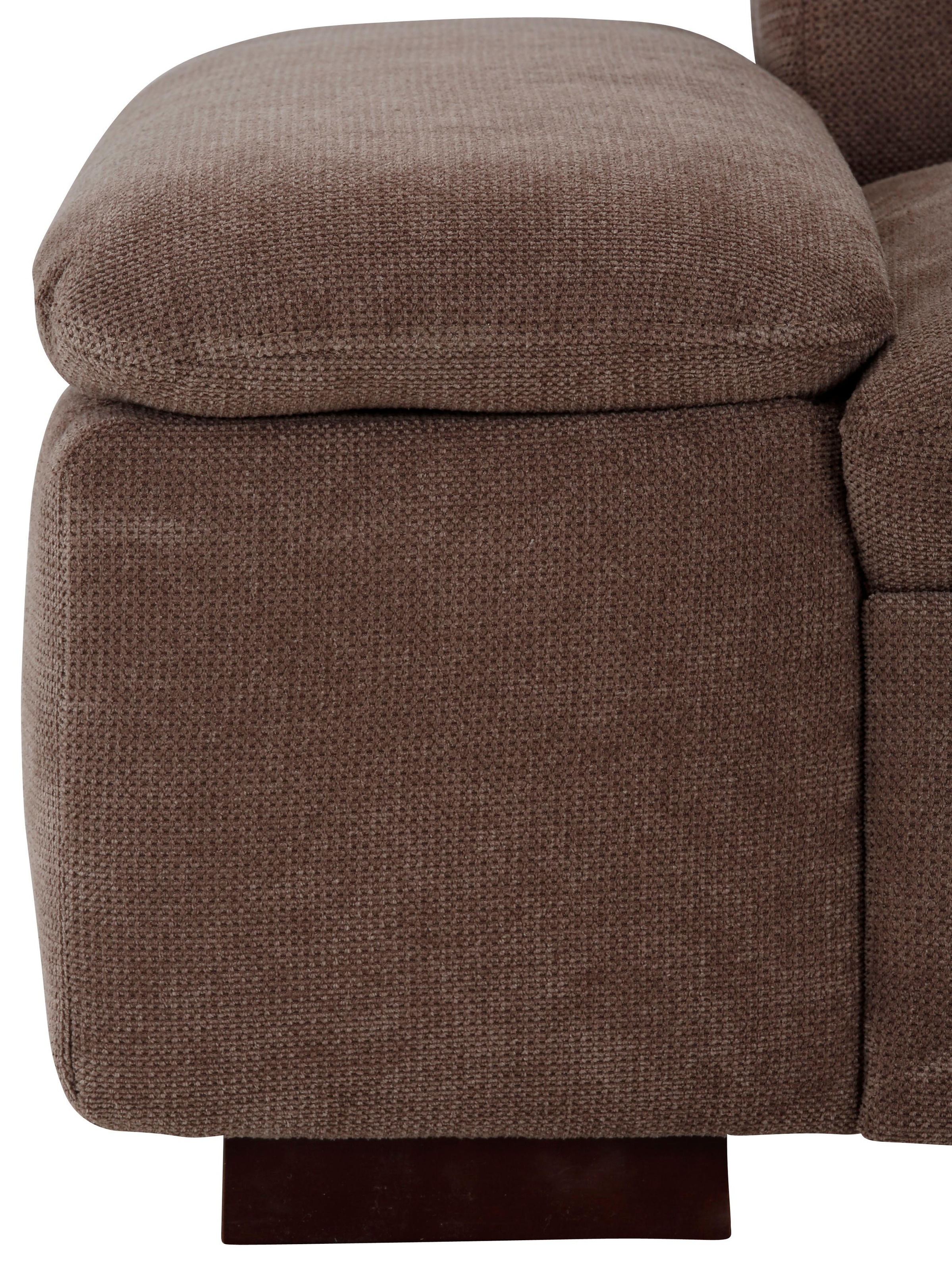 Home affaire Ecksofa »Alberto L-Form«, mit Kopfteilverstellung, wahlweise mit Bettfunktion
