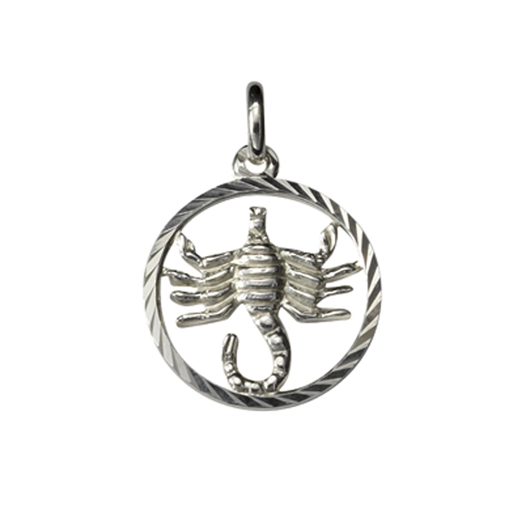 Vivance Kettenanhänger »925/- Sterling Silber Sternzeichen Skorpion«