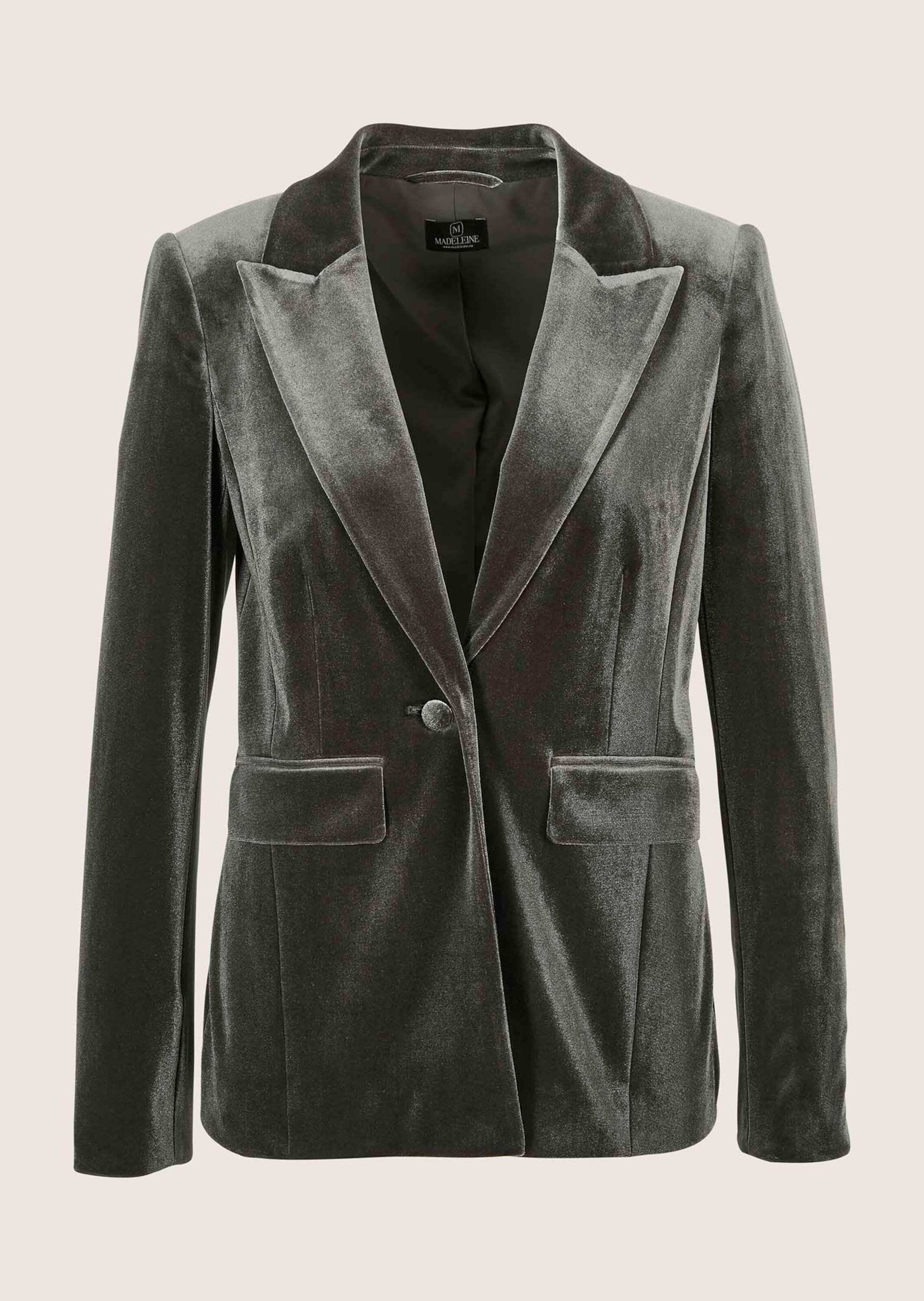 MADELEINE Jackenblazer "Samtblazer Eleganter Samtblazer mit breitem Revers" günstig online kaufen